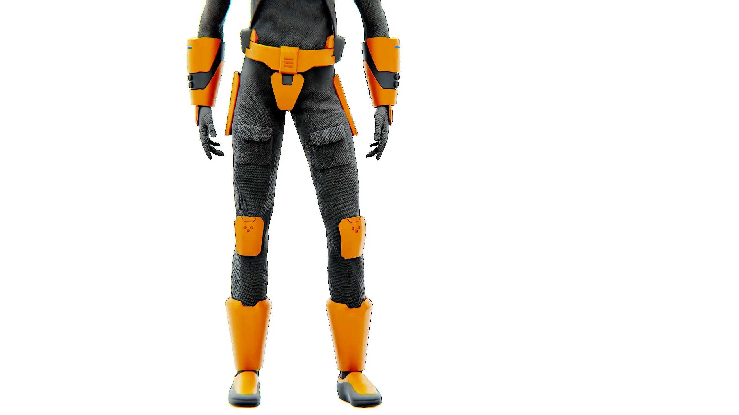 MARS MISSION  UNIFORM  Auto-Rig Pro Rigged For Mixamo, Unreal Engine, Unity