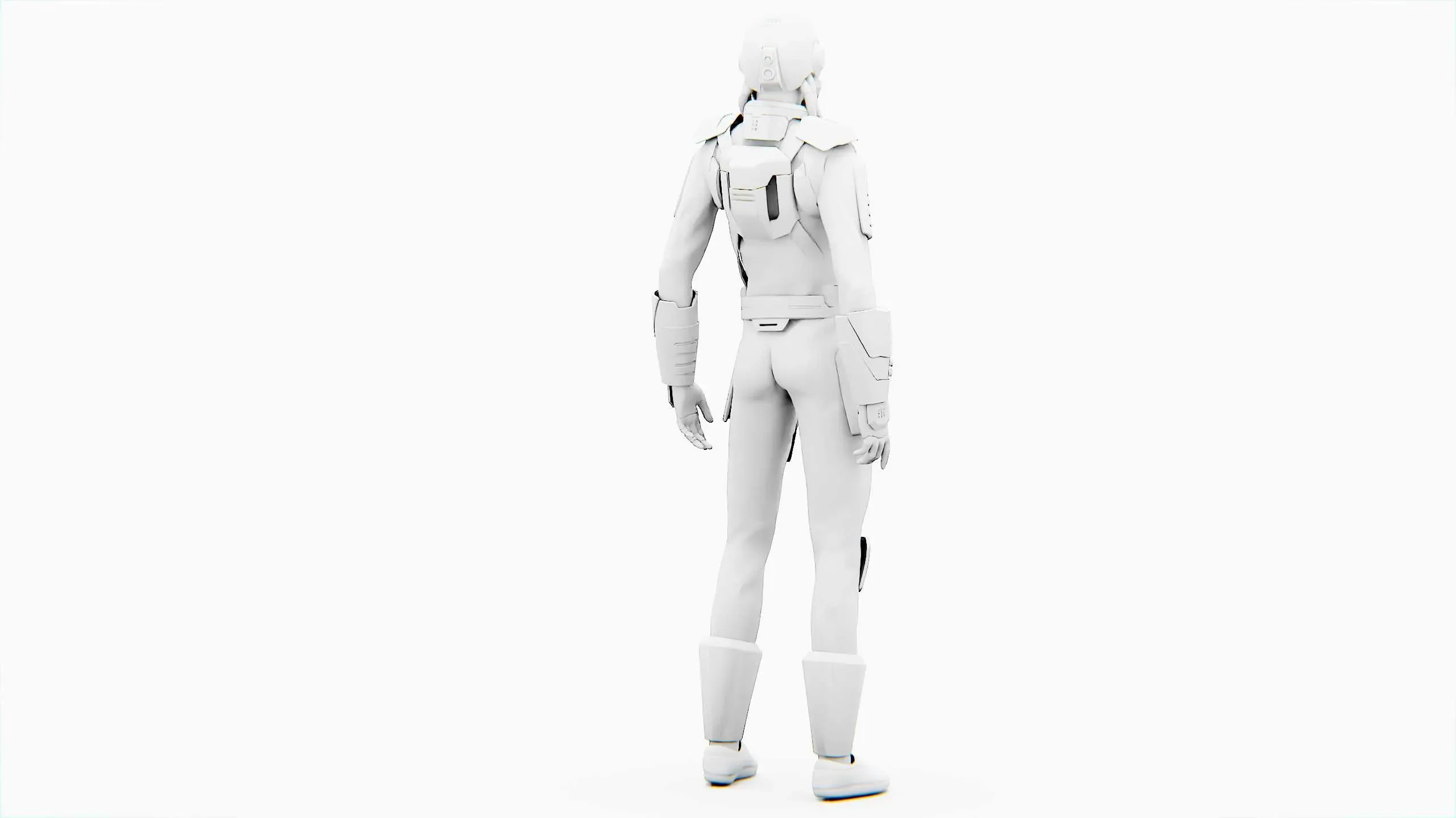 MARS MISSION  UNIFORM  Auto-Rig Pro Rigged For Mixamo, Unreal Engine, Unity
