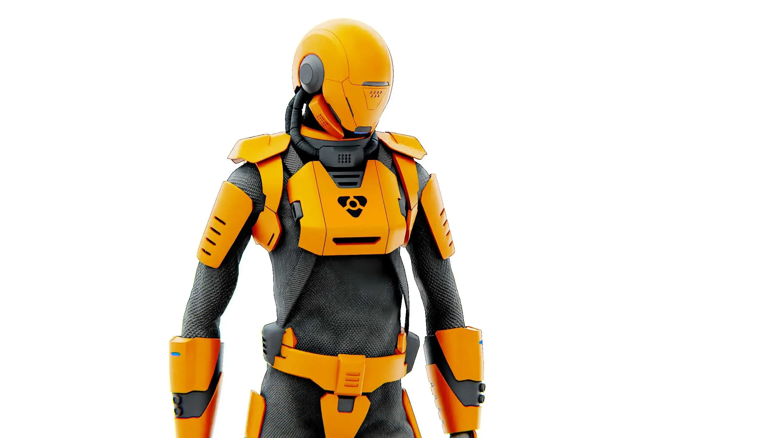 MARS MISSION  UNIFORM  Auto-Rig Pro Rigged For Mixamo, Unreal Engine, Unity