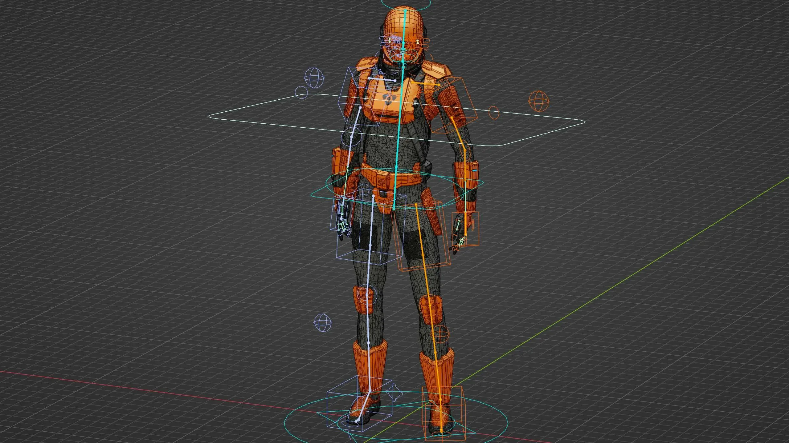 MARS MISSION  UNIFORM  Auto-Rig Pro Rigged For Mixamo, Unreal Engine, Unity