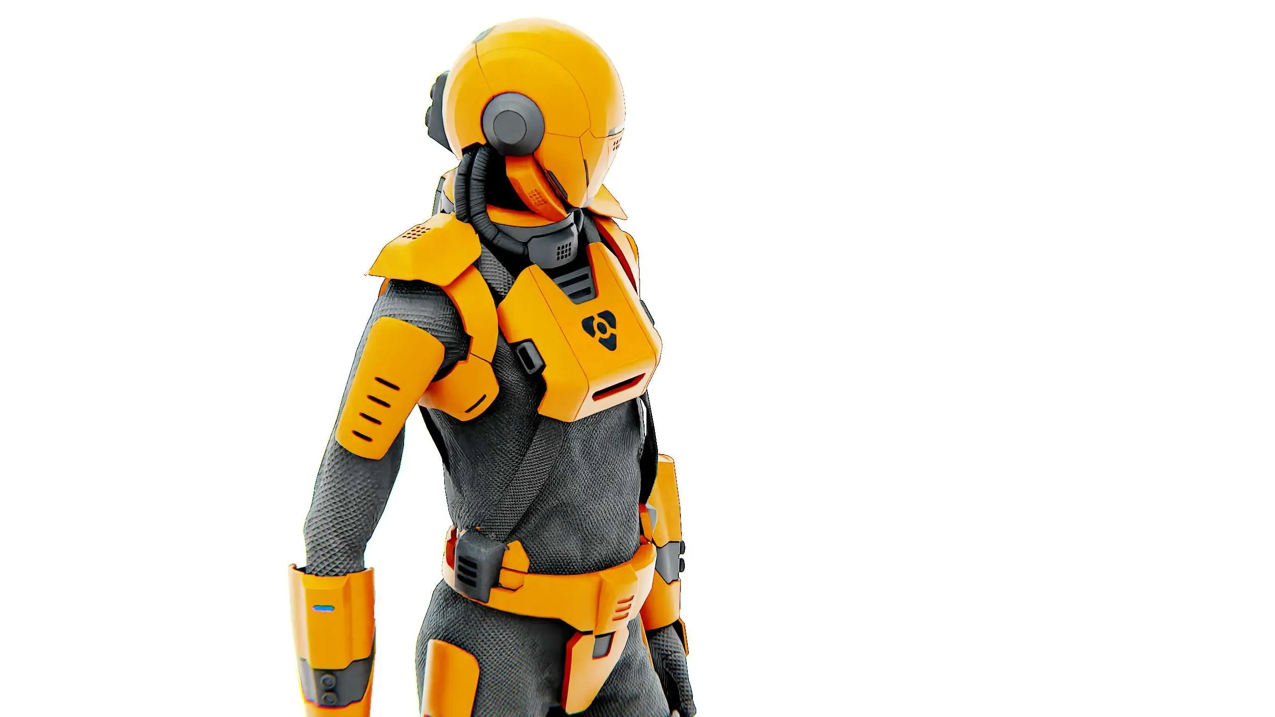 MARS MISSION  UNIFORM  Auto-Rig Pro Rigged For Mixamo, Unreal Engine, Unity
