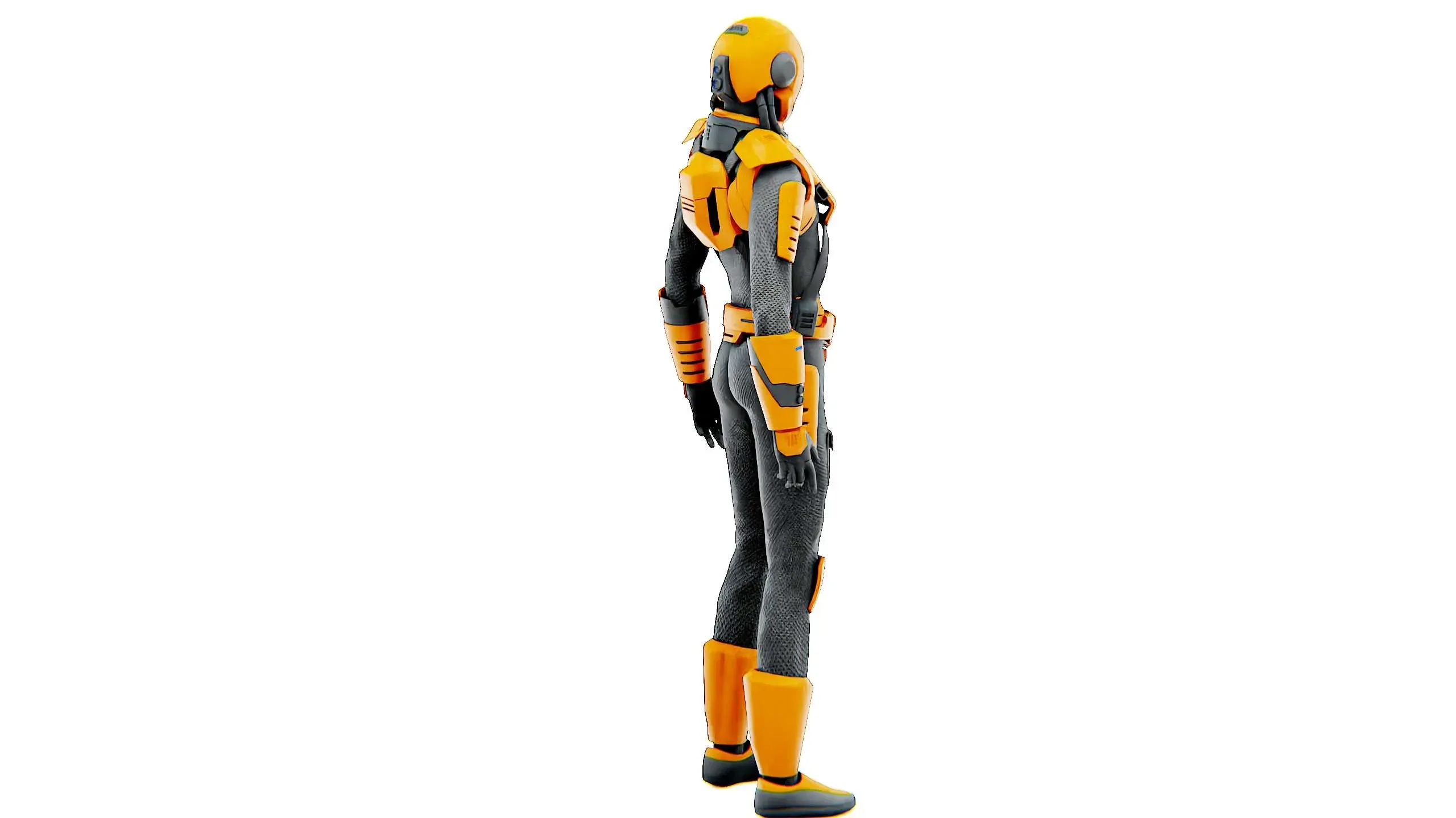 MARS MISSION  UNIFORM  Auto-Rig Pro Rigged For Mixamo, Unreal Engine, Unity