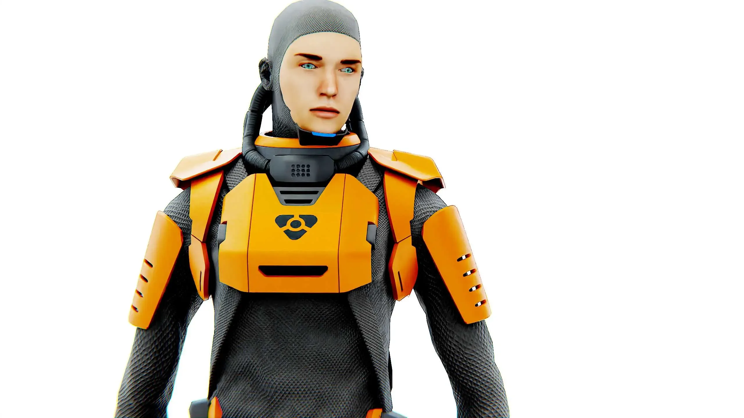 MARS MISSION  UNIFORM  Auto-Rig Pro Rigged For Mixamo, Unreal Engine, Unity
