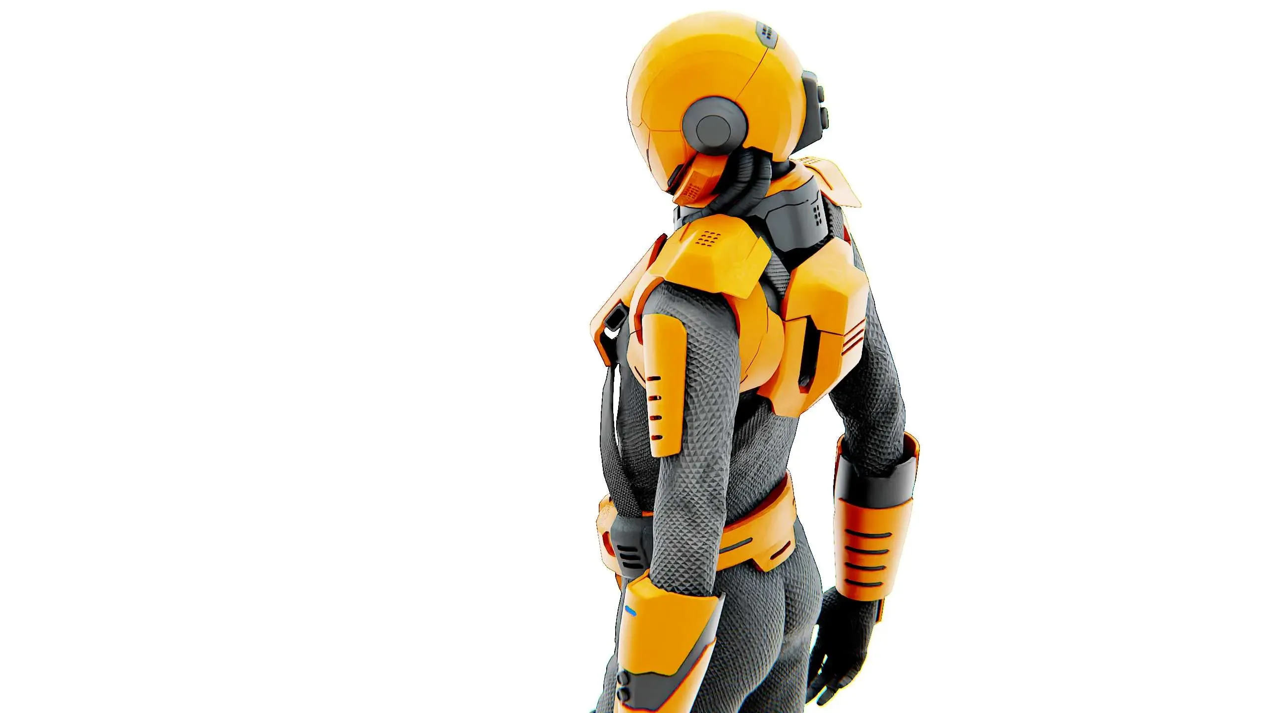 MARS MISSION  UNIFORM  Auto-Rig Pro Rigged For Mixamo, Unreal Engine, Unity