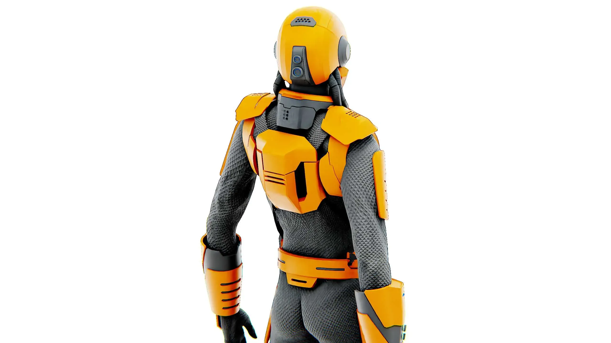 MARS MISSION  UNIFORM  Auto-Rig Pro Rigged For Mixamo, Unreal Engine, Unity