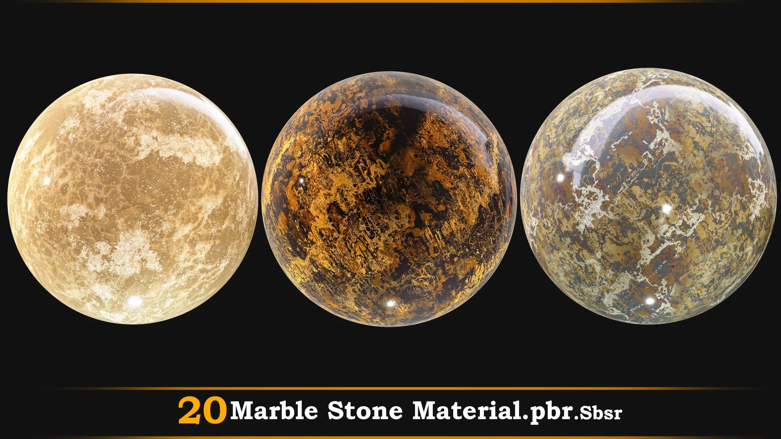 20 Marble stone  Material.Pbr.Sbsr