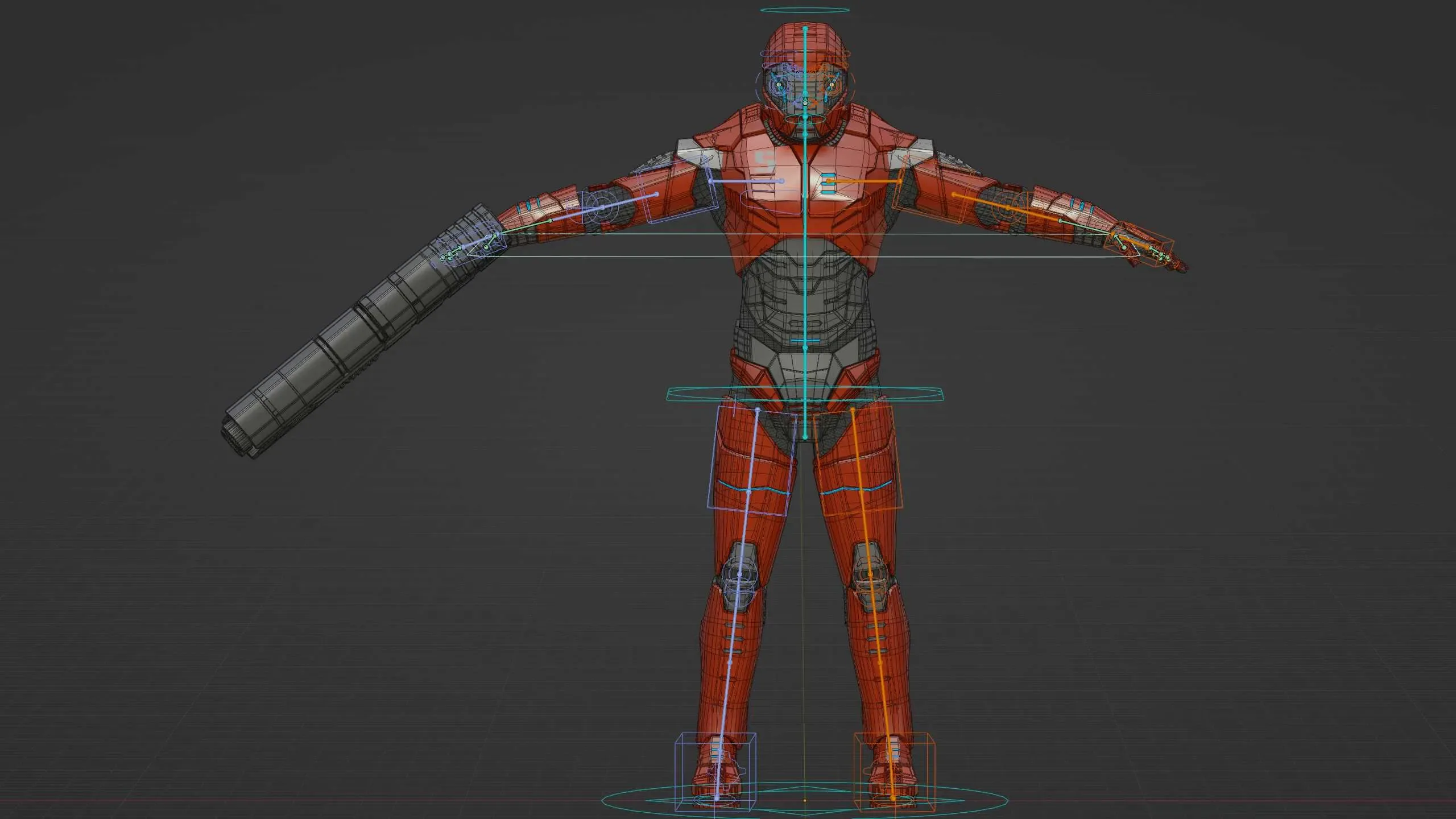 TROOPER X-4 Auto-Rig Pro Rigged For Mixamo, Unreal Engine, Unity