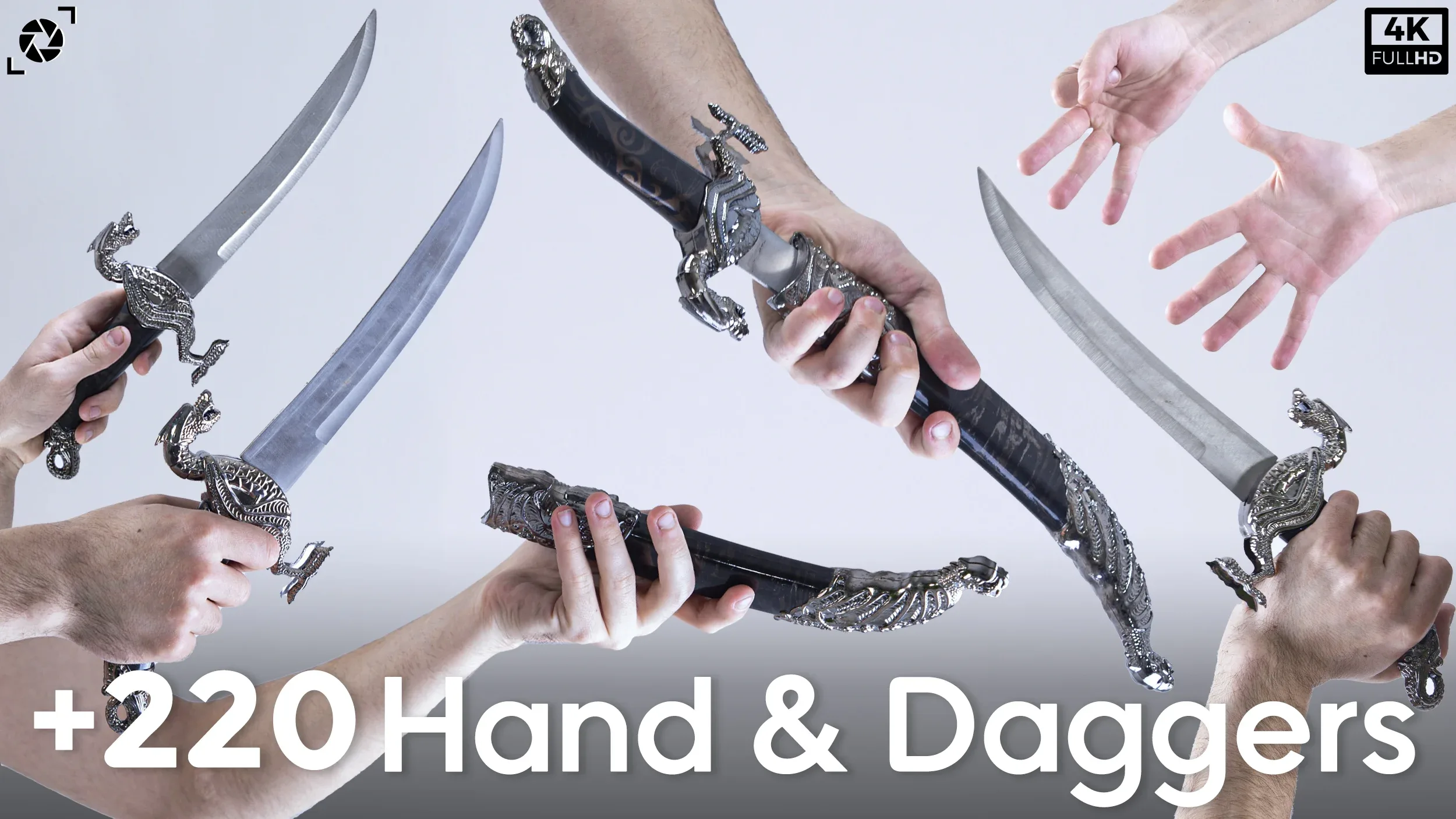 +220 Hands & Daggers References Pictures - Vol 03