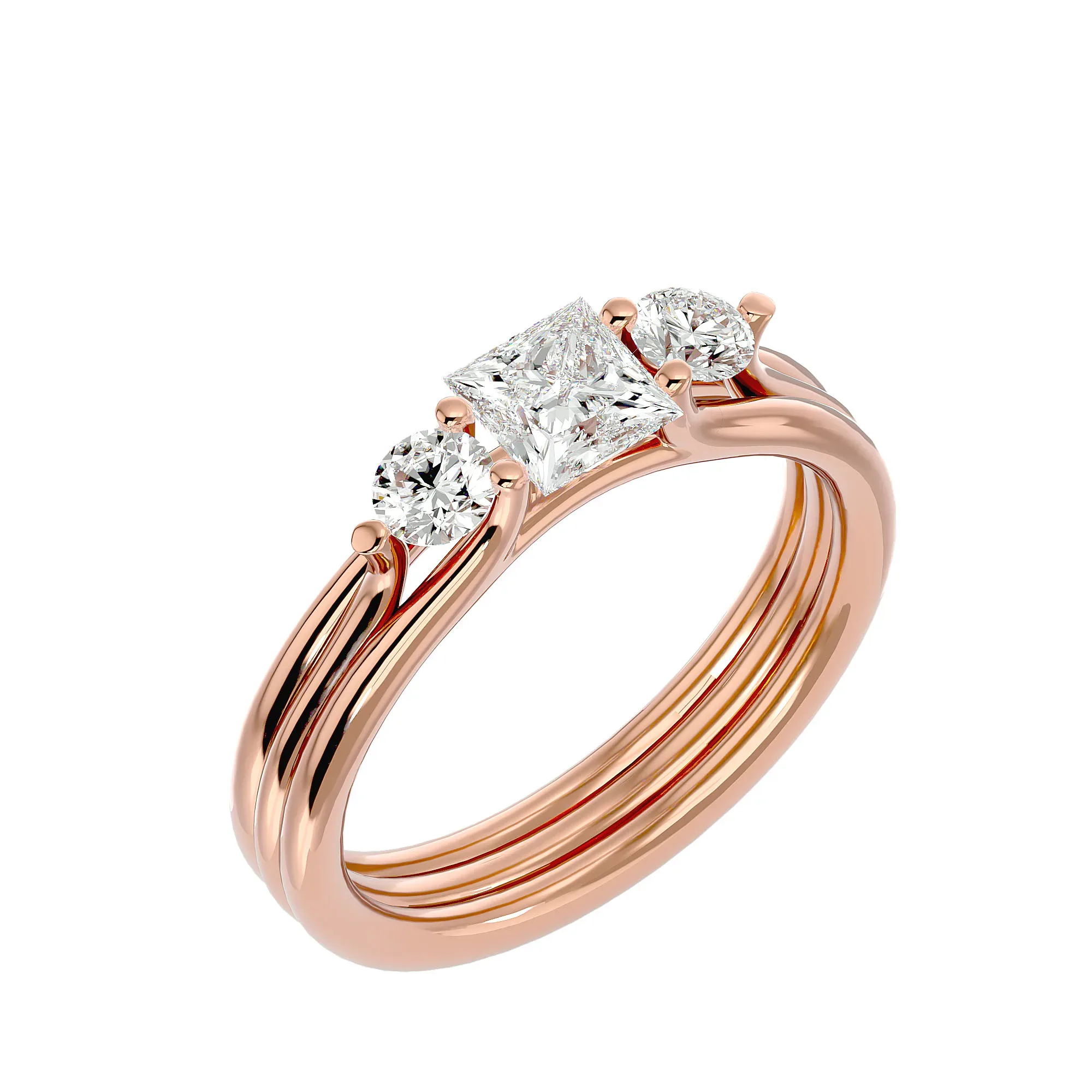 73 Trio Solitaire Ring Pack