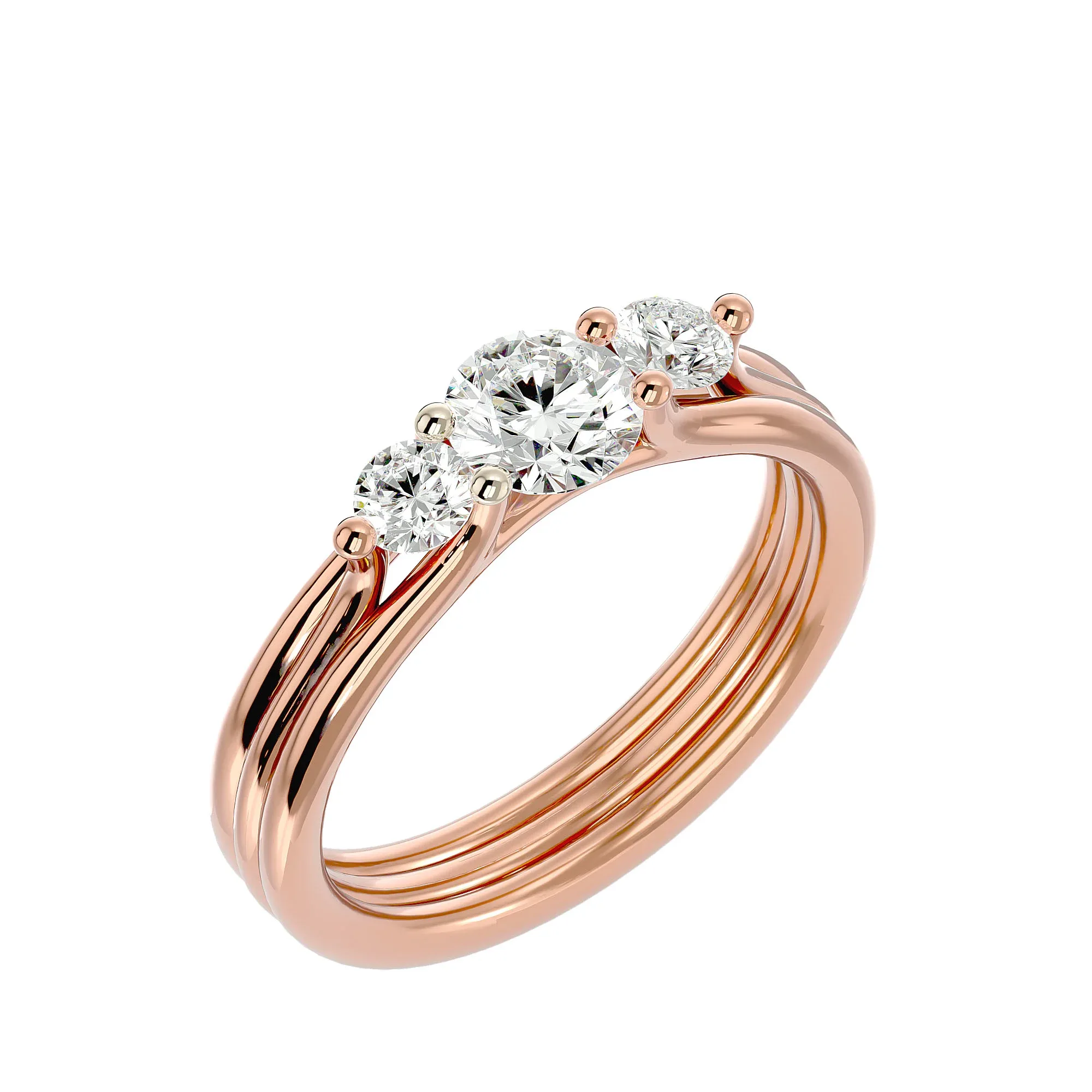 73 Trio Solitaire Ring Pack