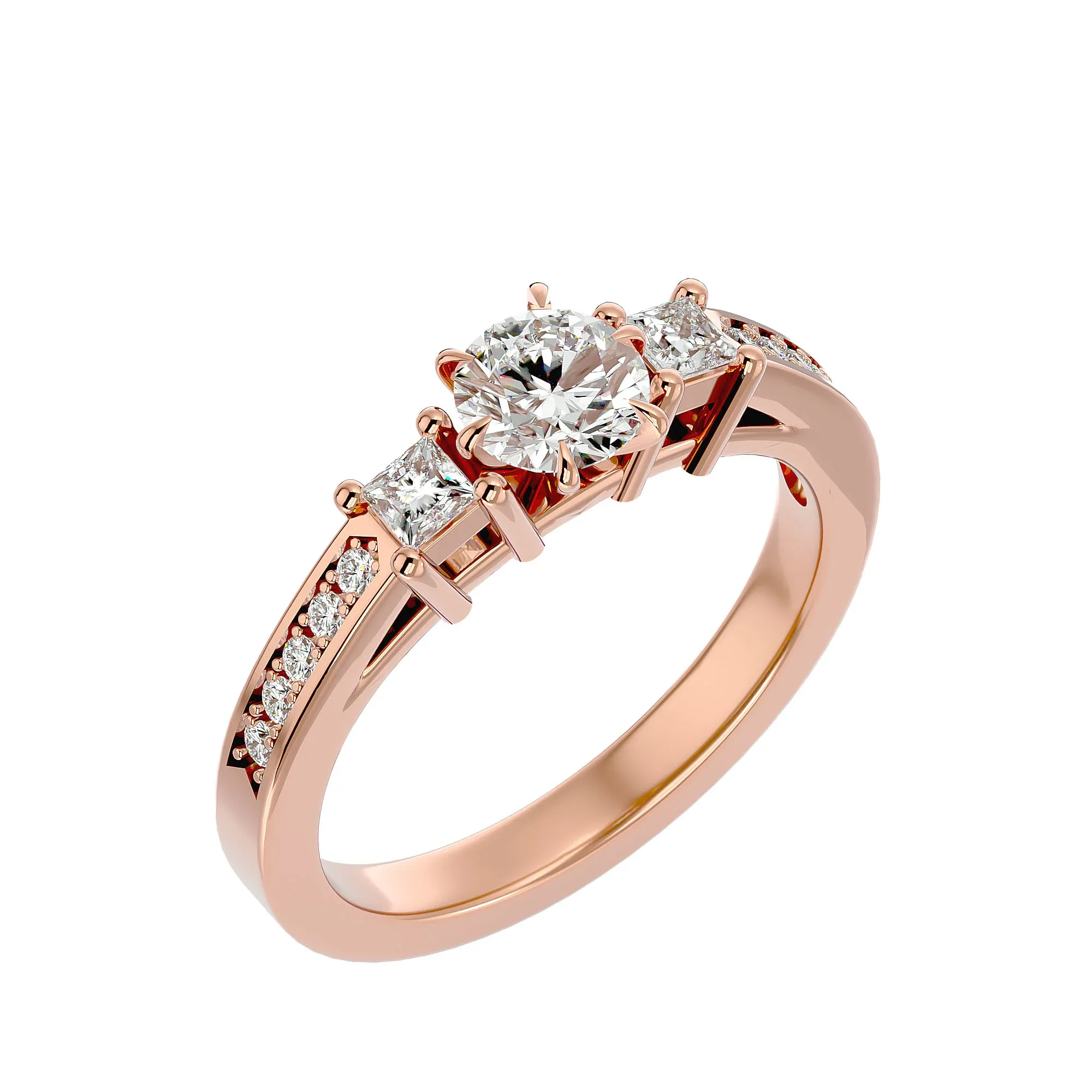 73 Trio Solitaire Ring Pack