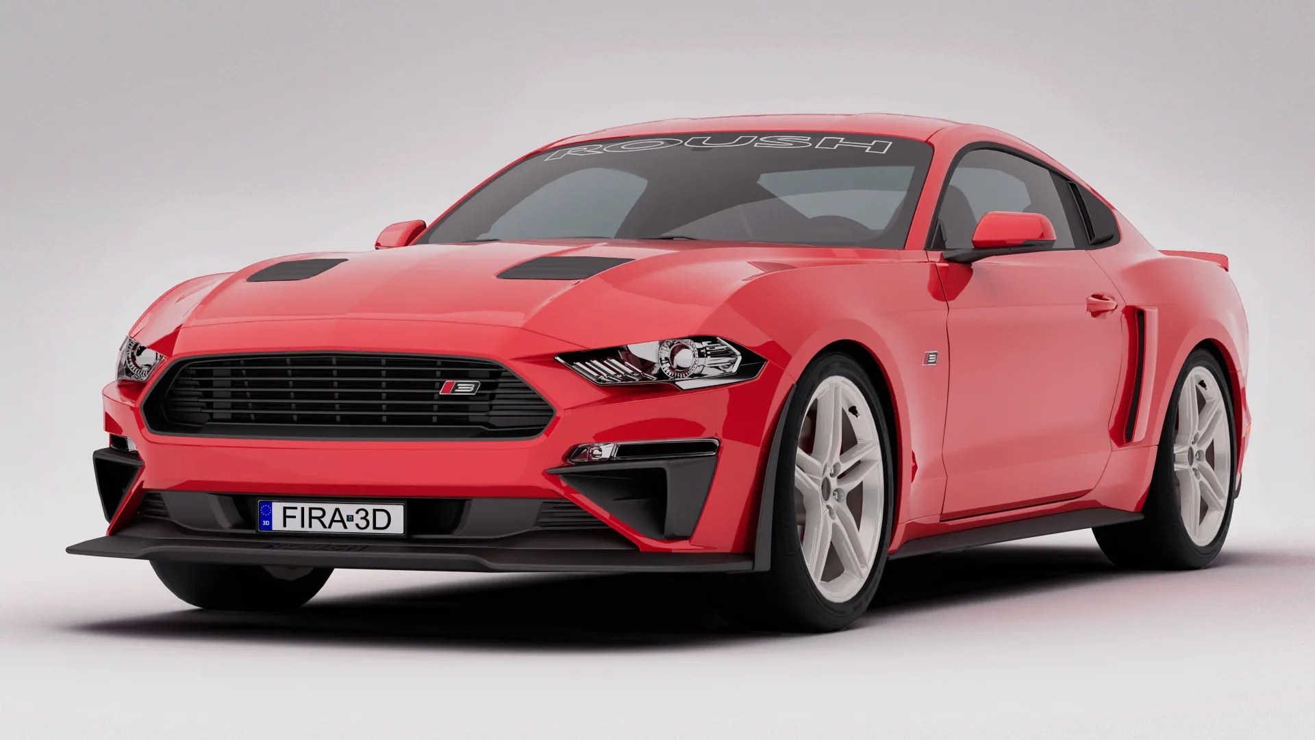Ford Mustang Roush 2019 (Rigged)