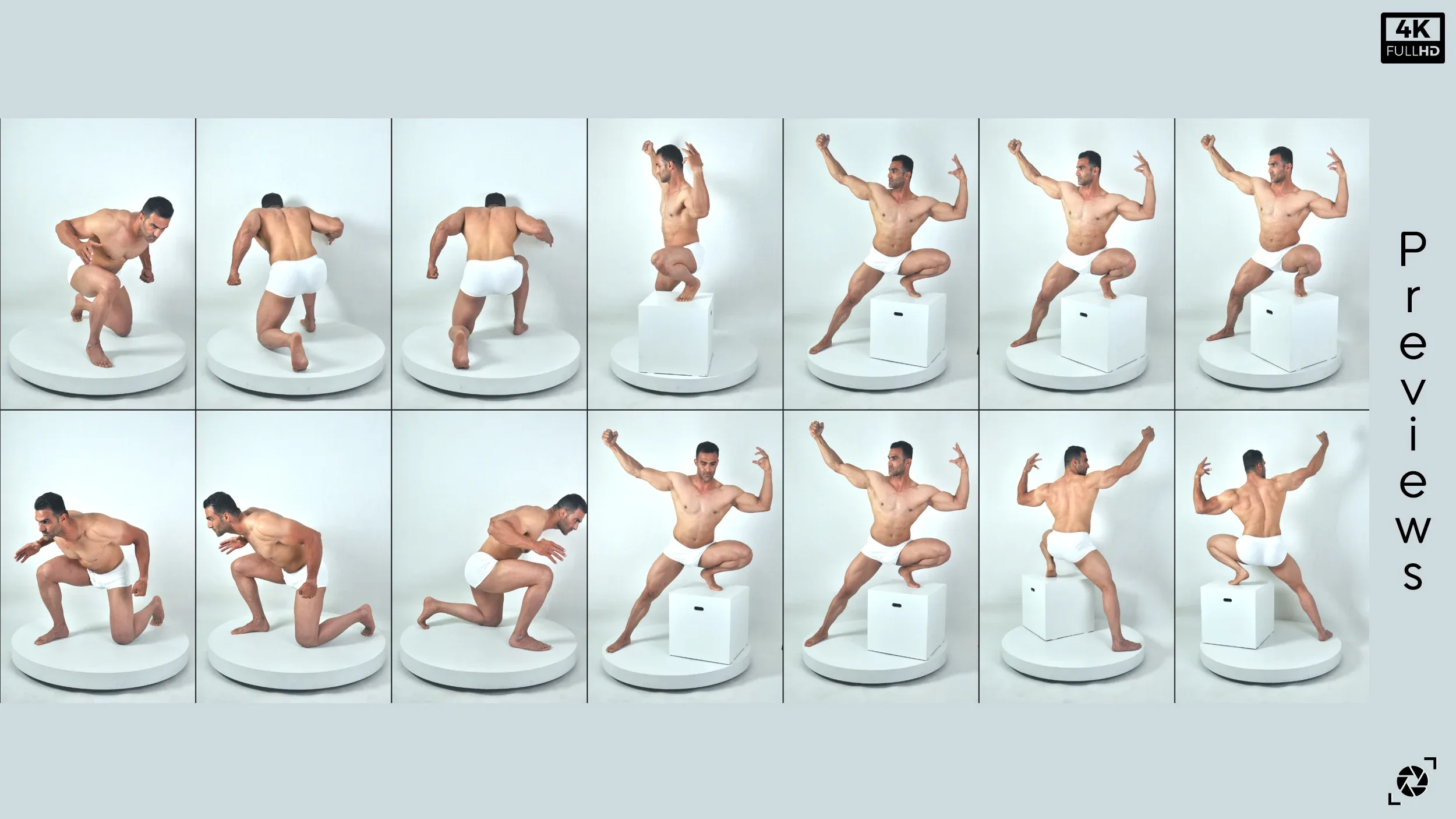+420 Muscular Man References Pictures - Vol 02