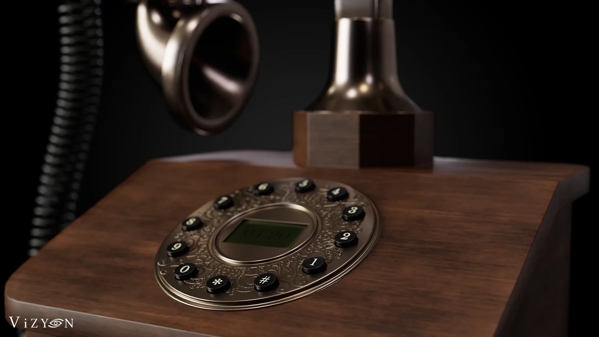 Vintage phone / 3D Model + Full Tutorial