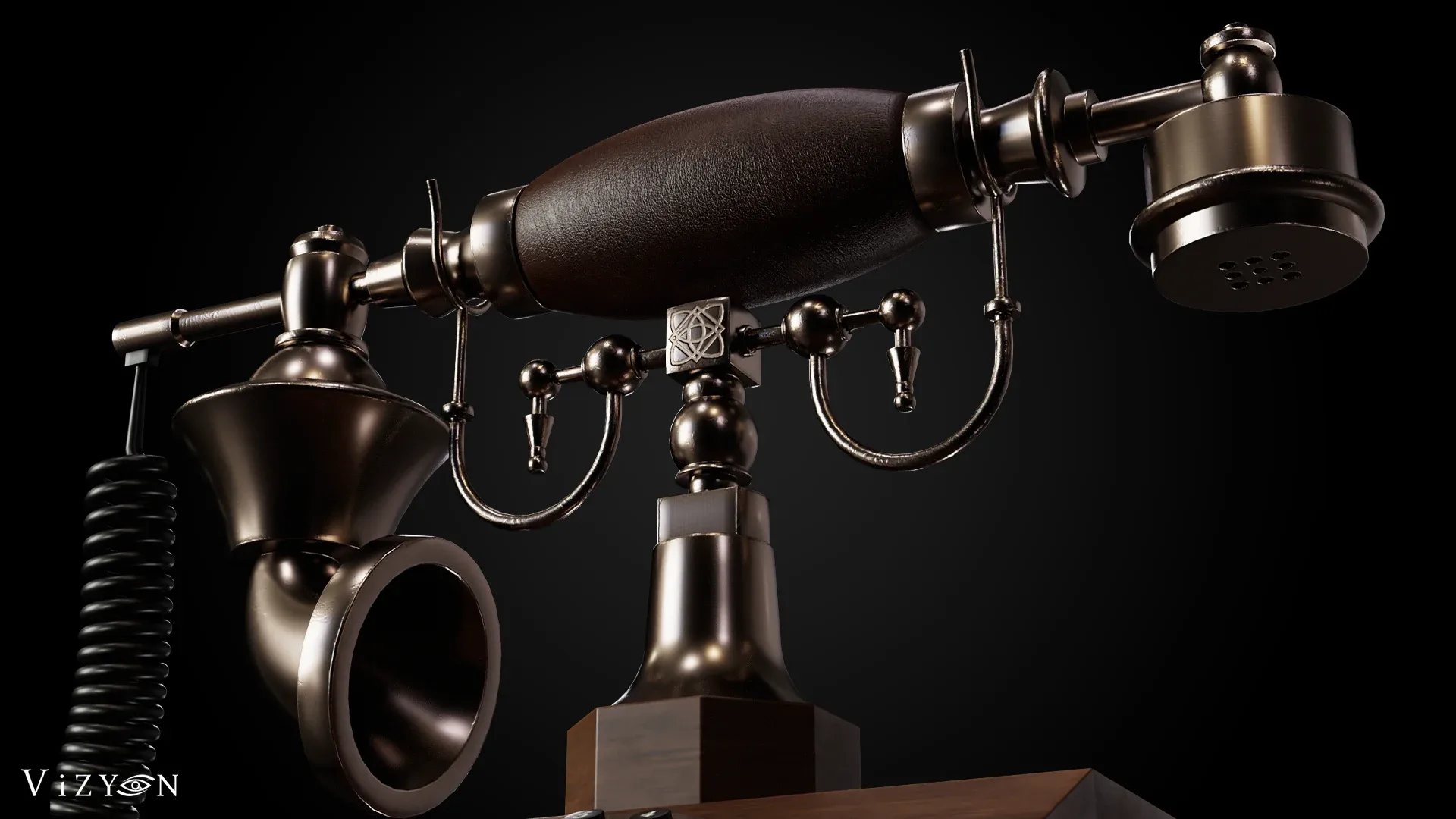 Vintage phone / 3D Model + Full Tutorial