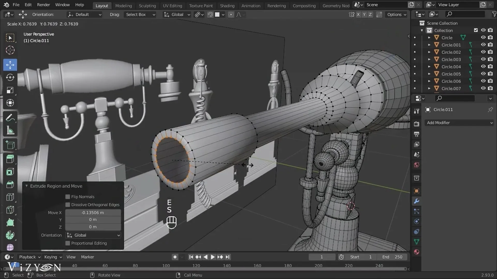 Vintage phone / 3D Model + Full Tutorial