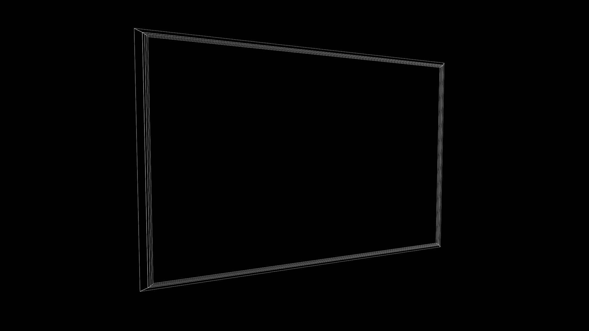 Old Picture Frame With Palau Flag - Game Ready PBR Low-poly 3D model