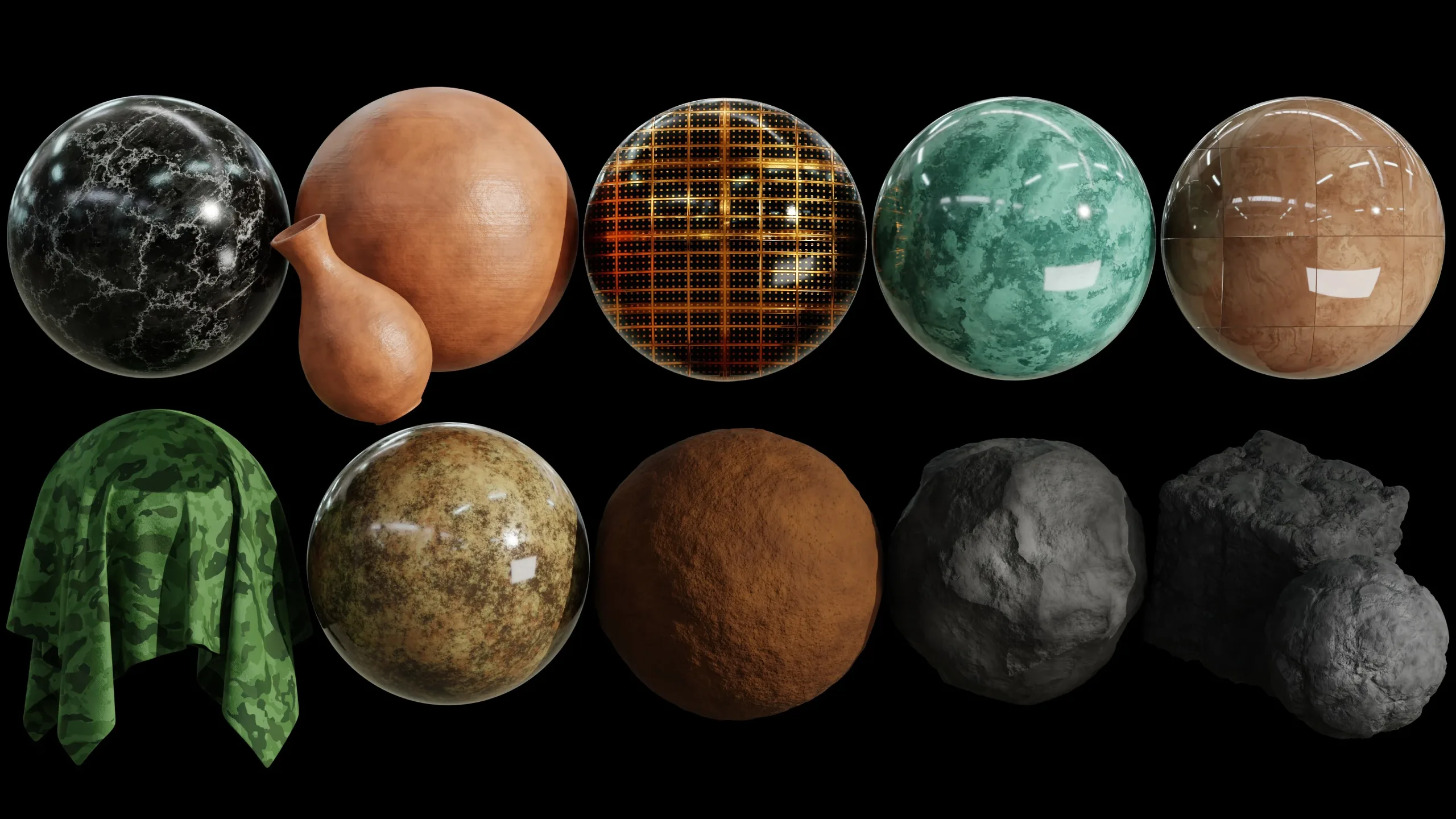 Blender Procedural Material Pack #20