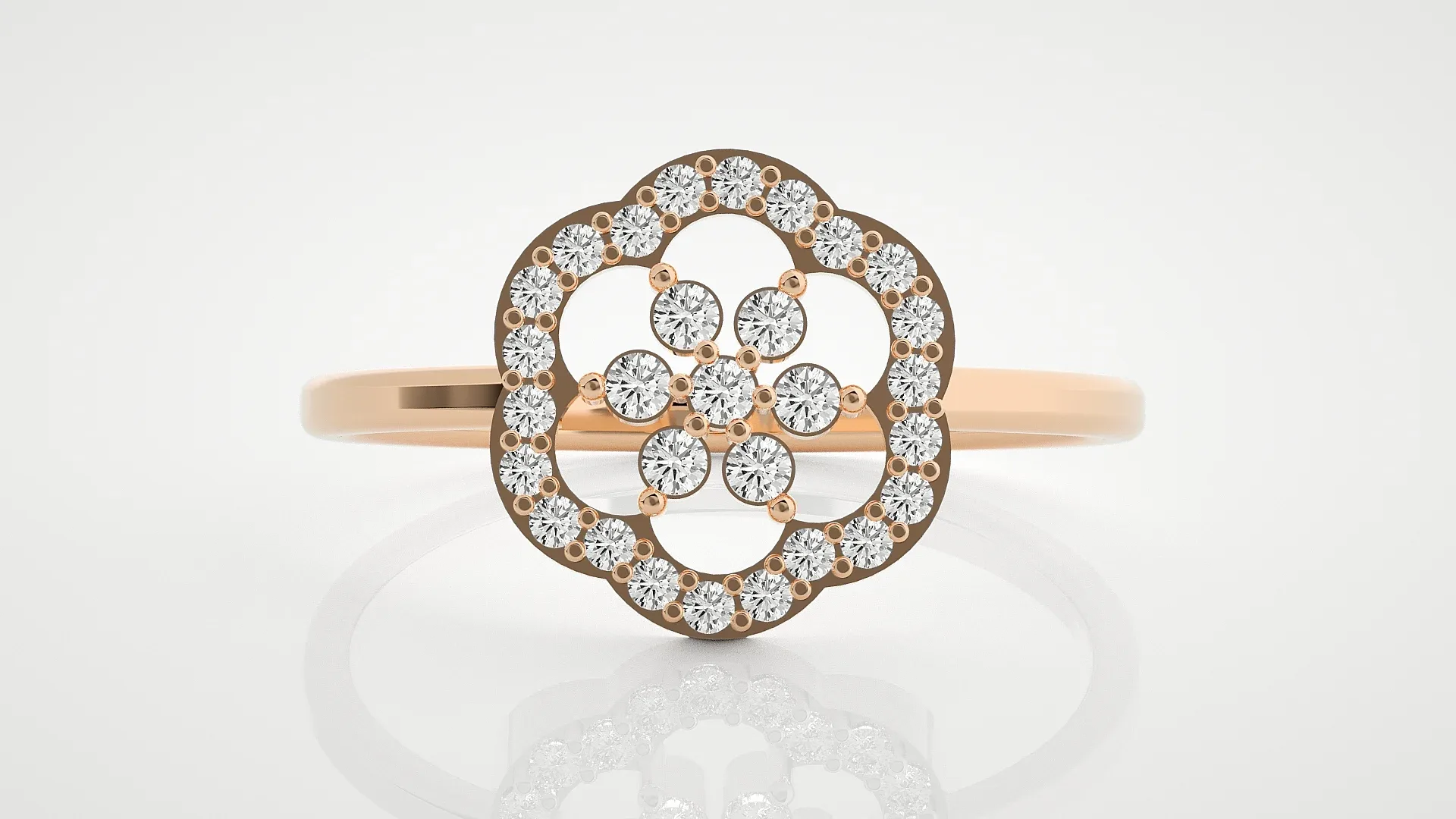 100 Light Weight Diamond Rings Pack