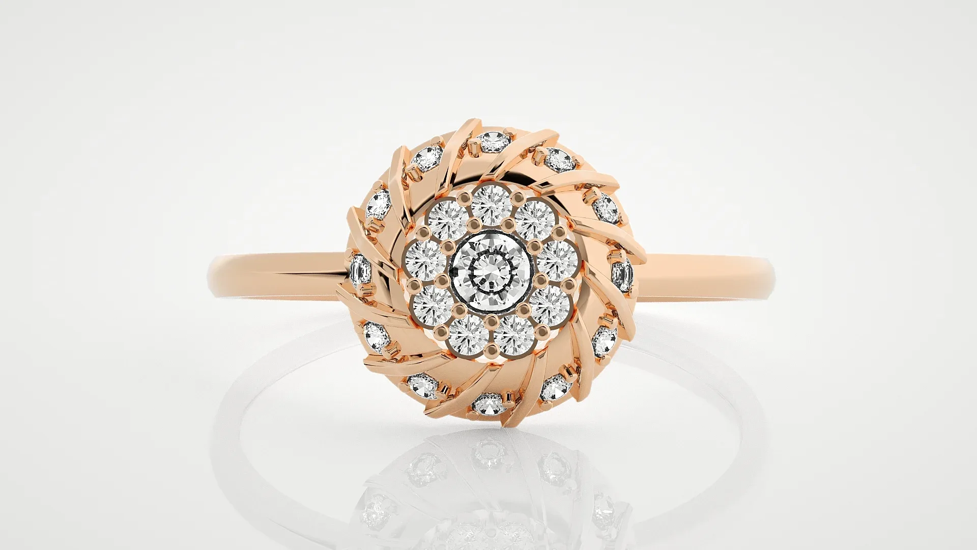100 Light Weight Diamond Rings Pack