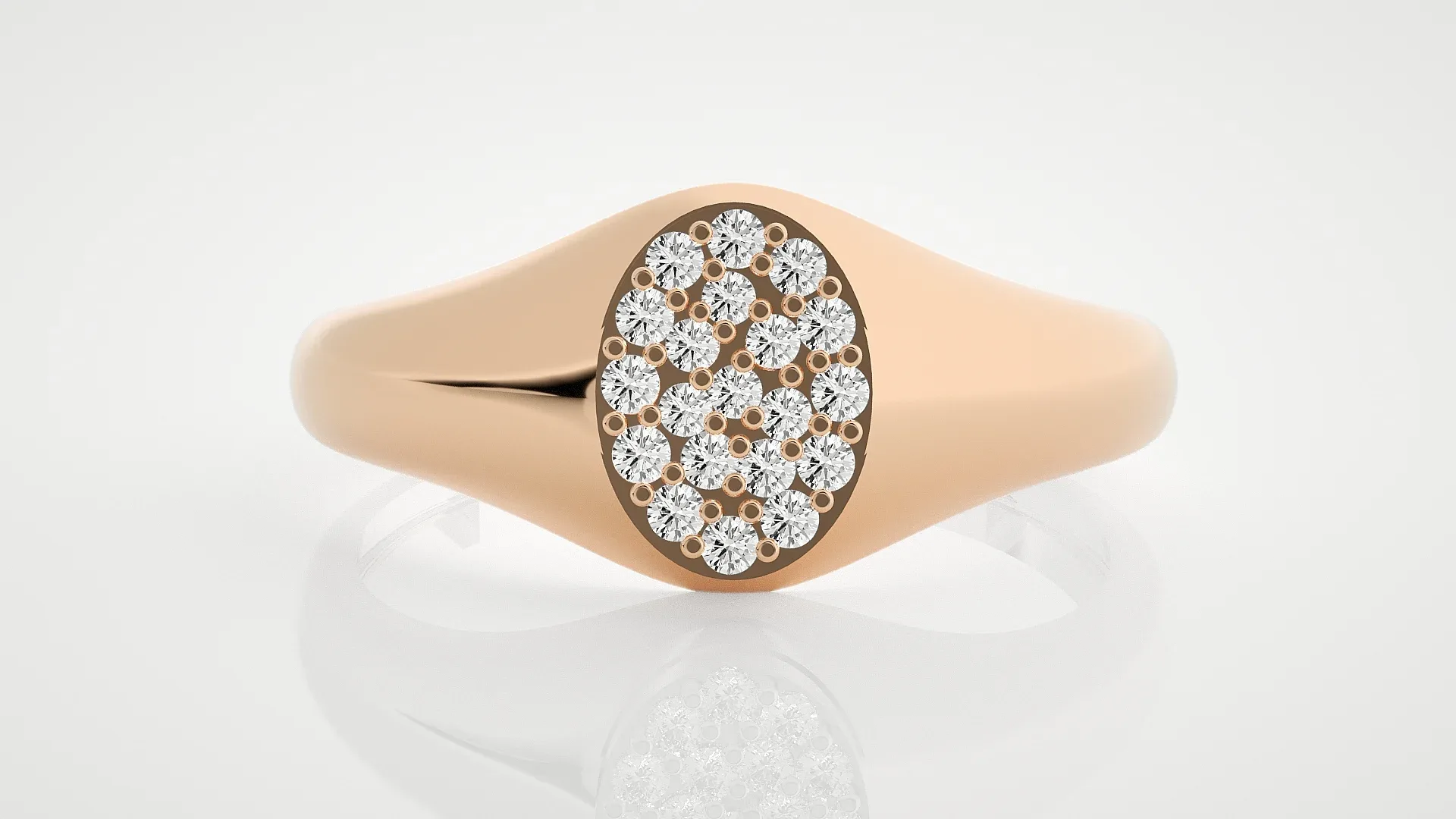 100 Light Weight Diamond Rings Pack