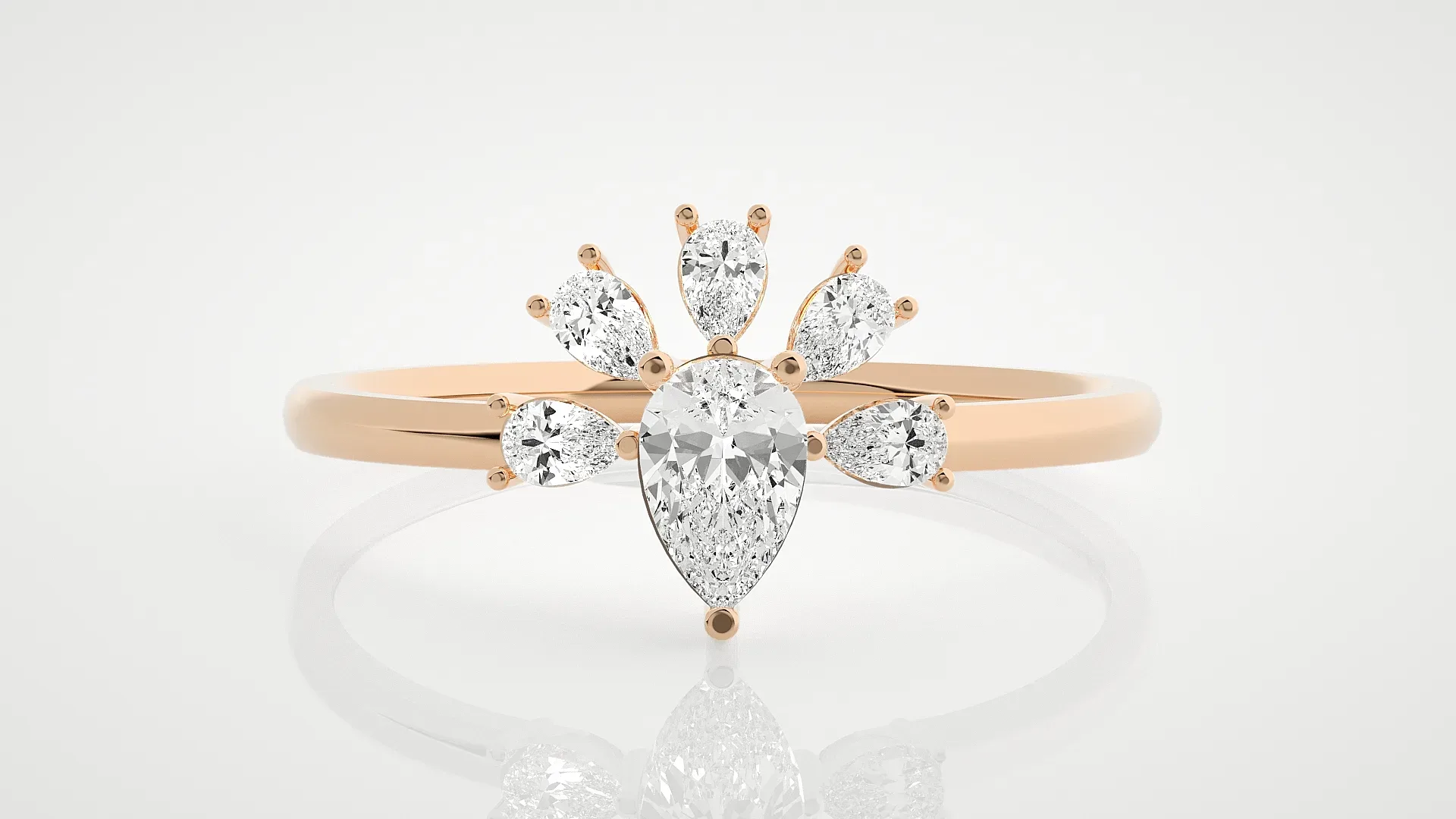 100 Light Weight Diamond Rings Pack