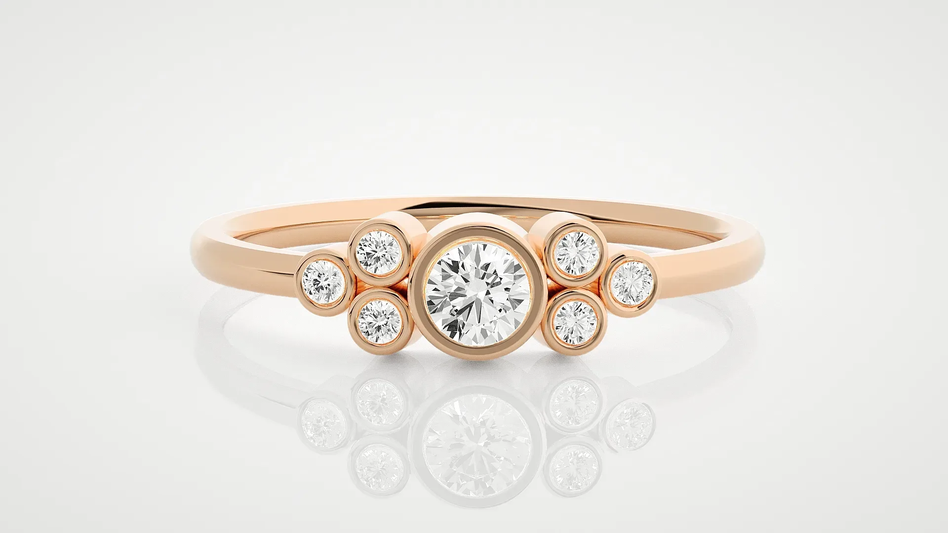 100 Light Weight Diamond Rings Pack