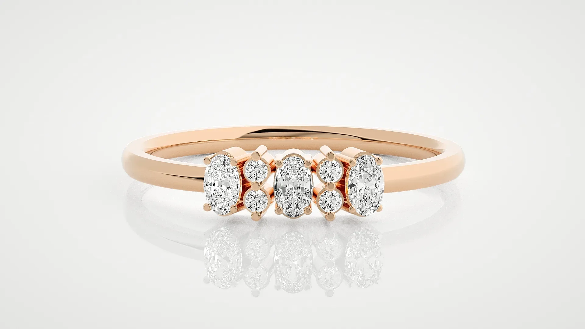 100 Light Weight Diamond Rings Pack