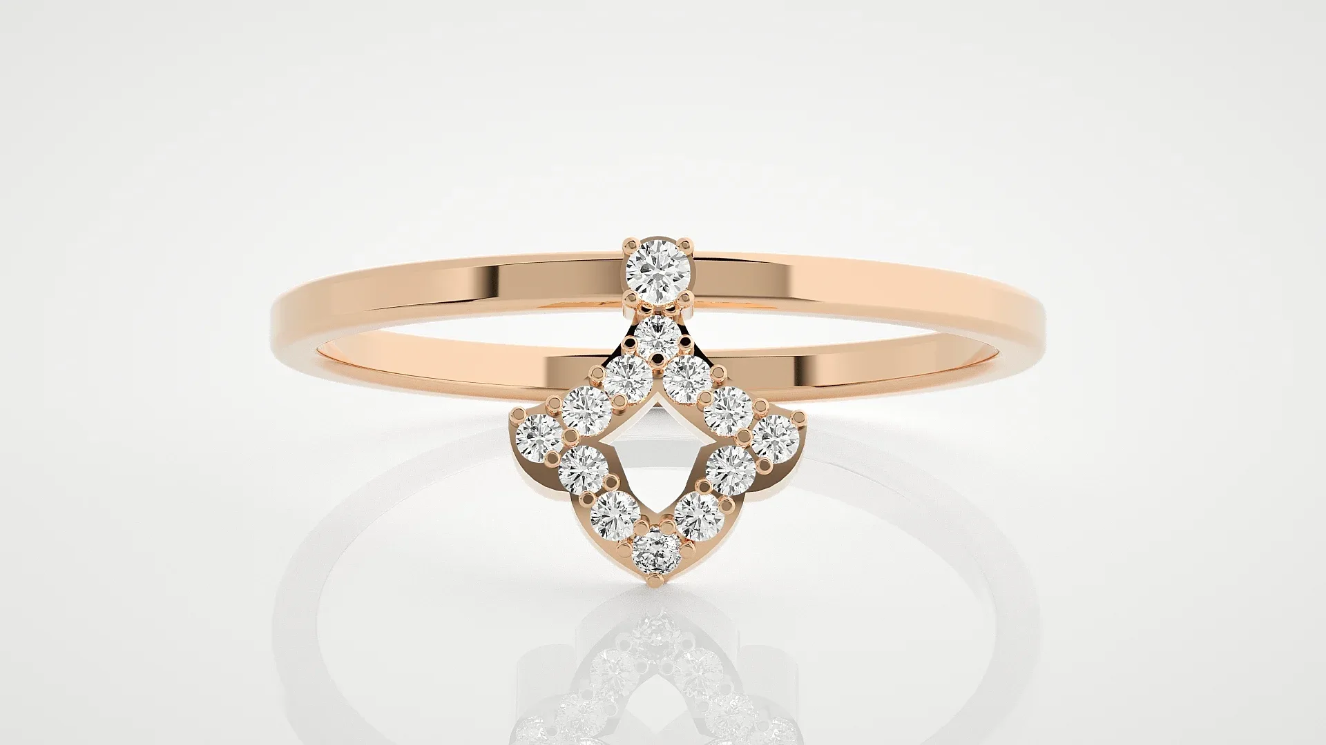 100 Light Weight Diamond Rings Pack