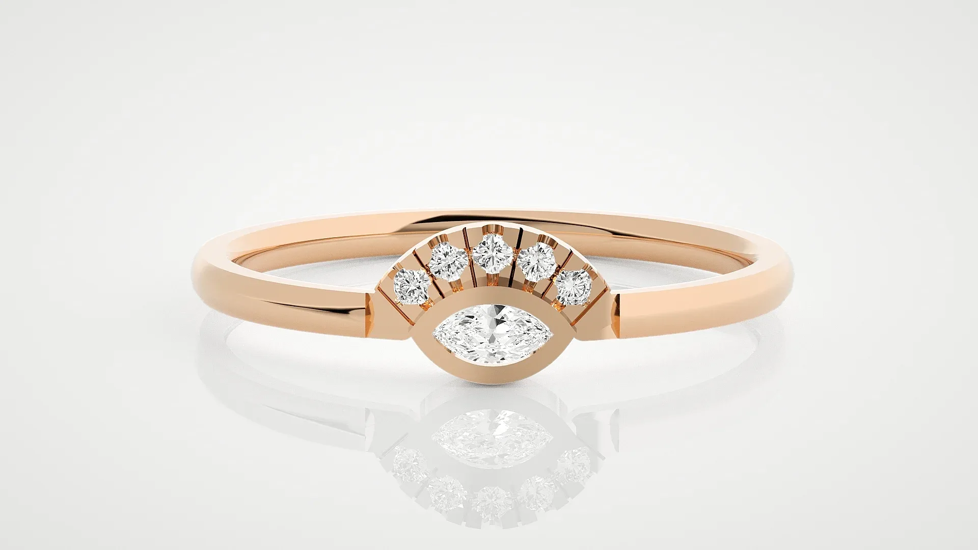 100 Light Weight Diamond Rings Pack