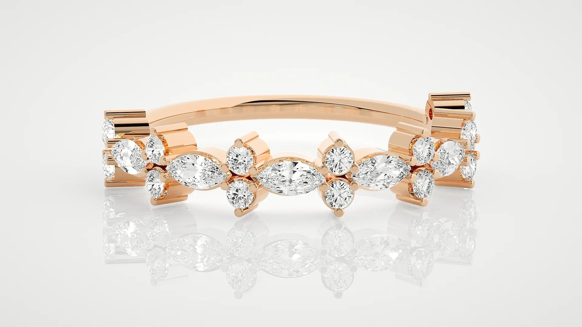 100 Light Weight Diamond Rings Pack