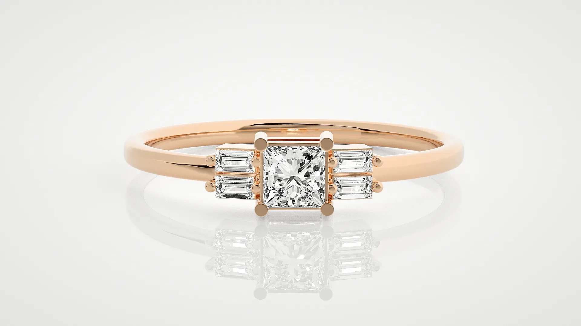 100 Light Weight Diamond Rings Pack