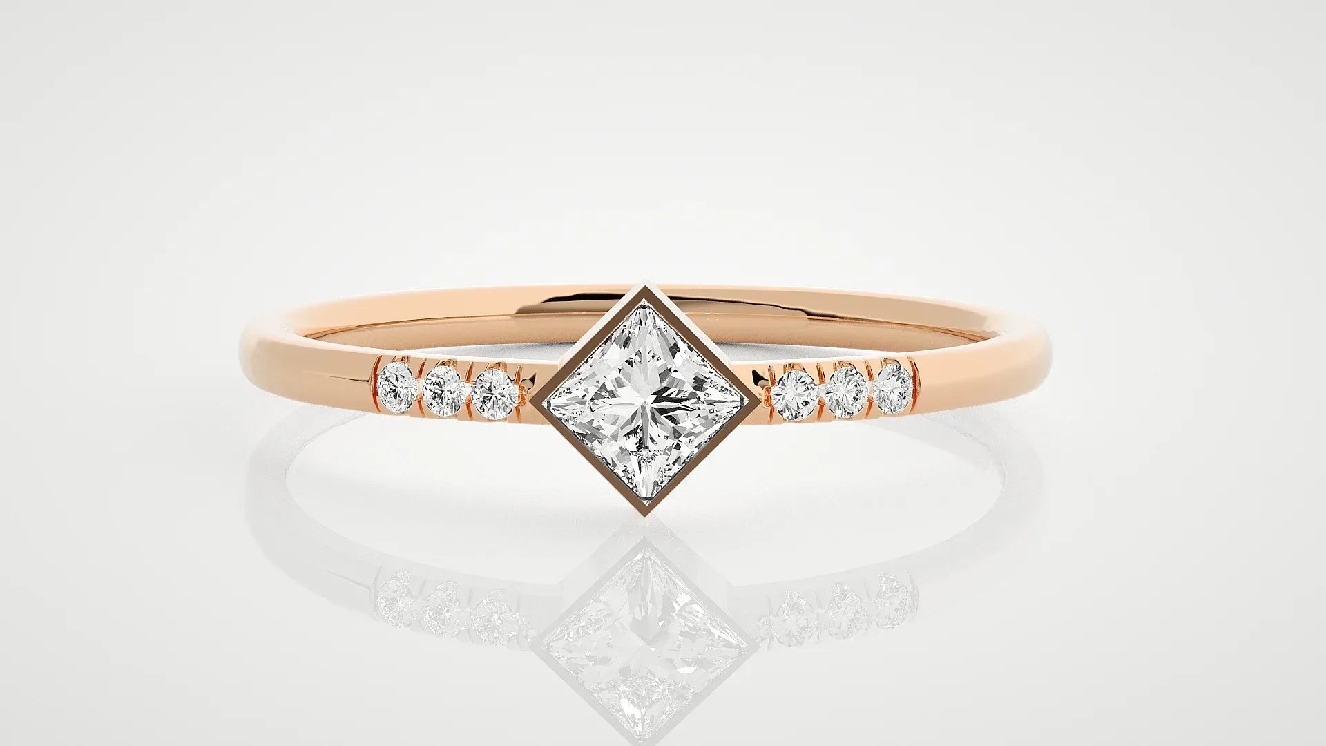 100 Light Weight Diamond Rings Pack