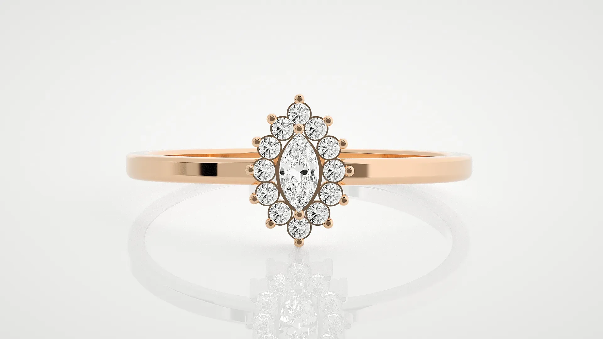 100 Light Weight Diamond Rings Pack