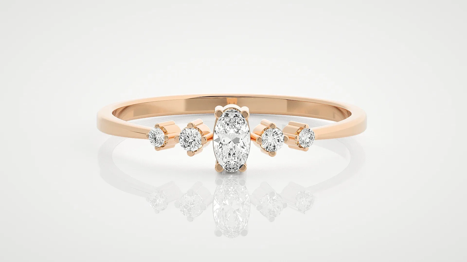 100 Light Weight Diamond Rings Pack