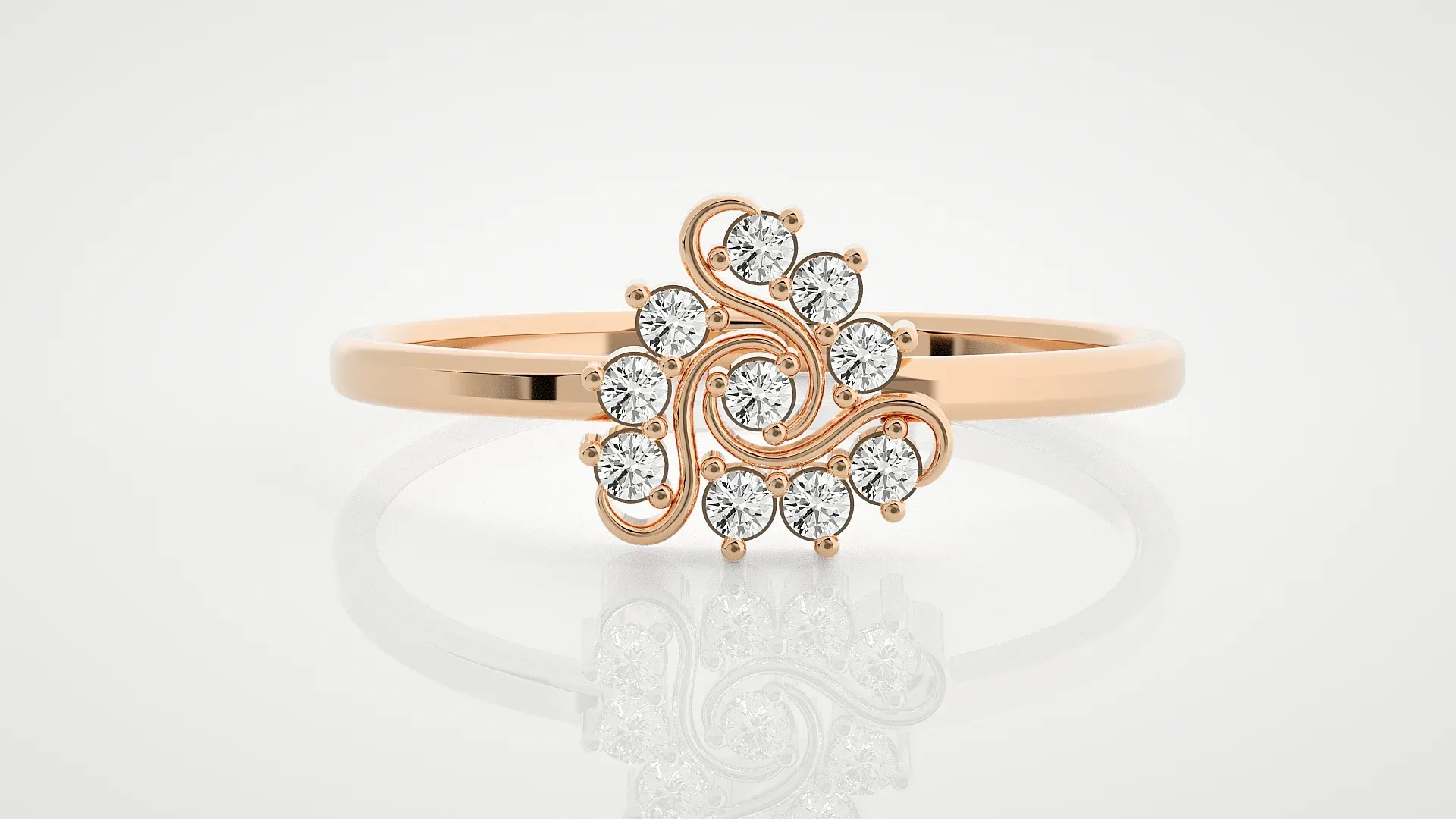 100 Light Weight Diamond Rings Pack