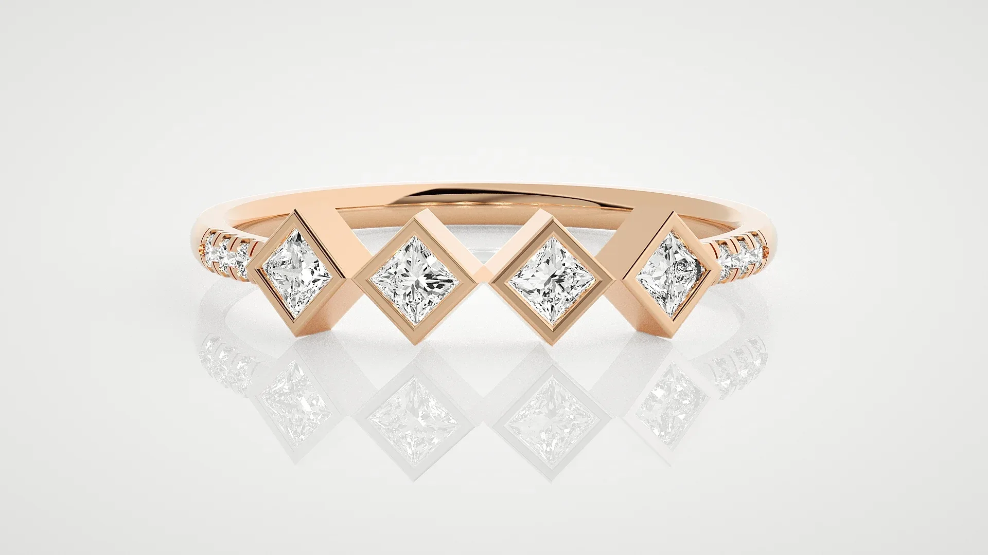 100 Light Weight Diamond Rings Pack