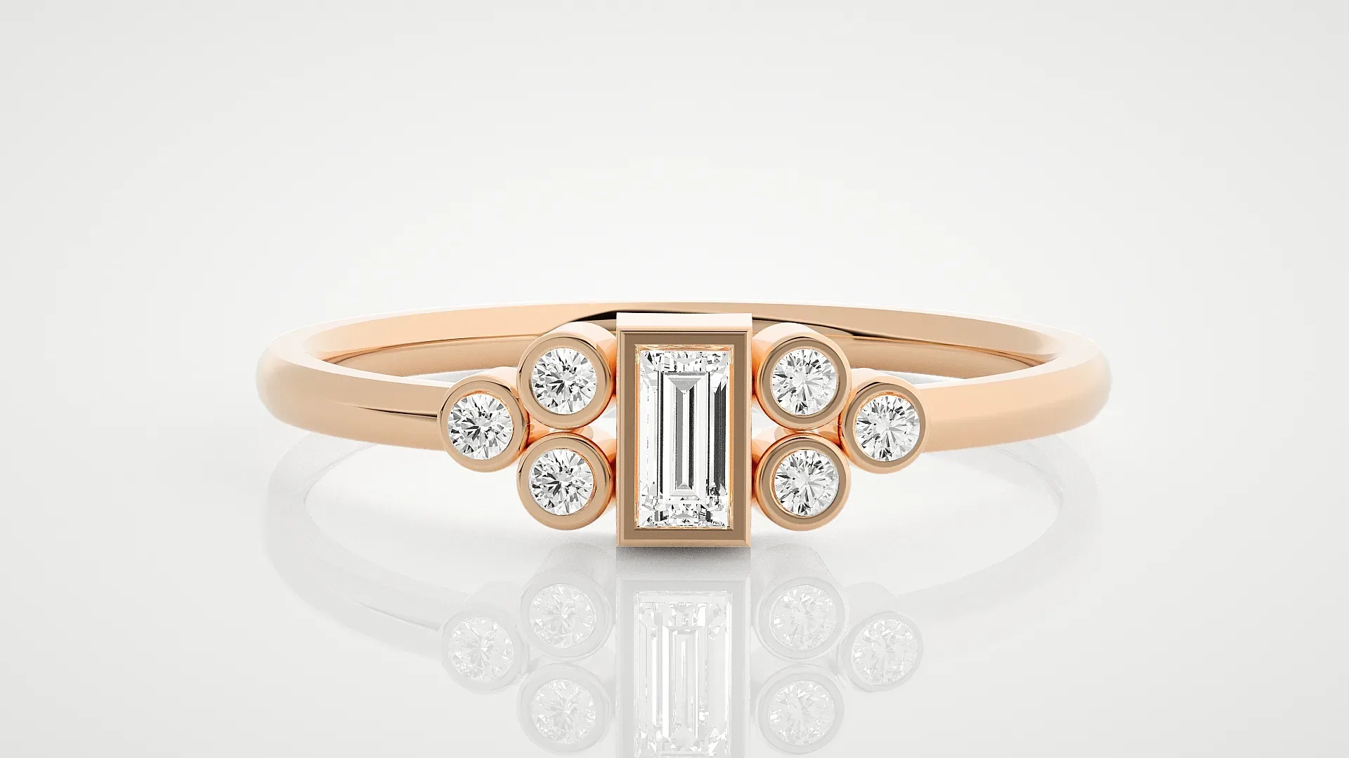100 Light Weight Diamond Rings Pack