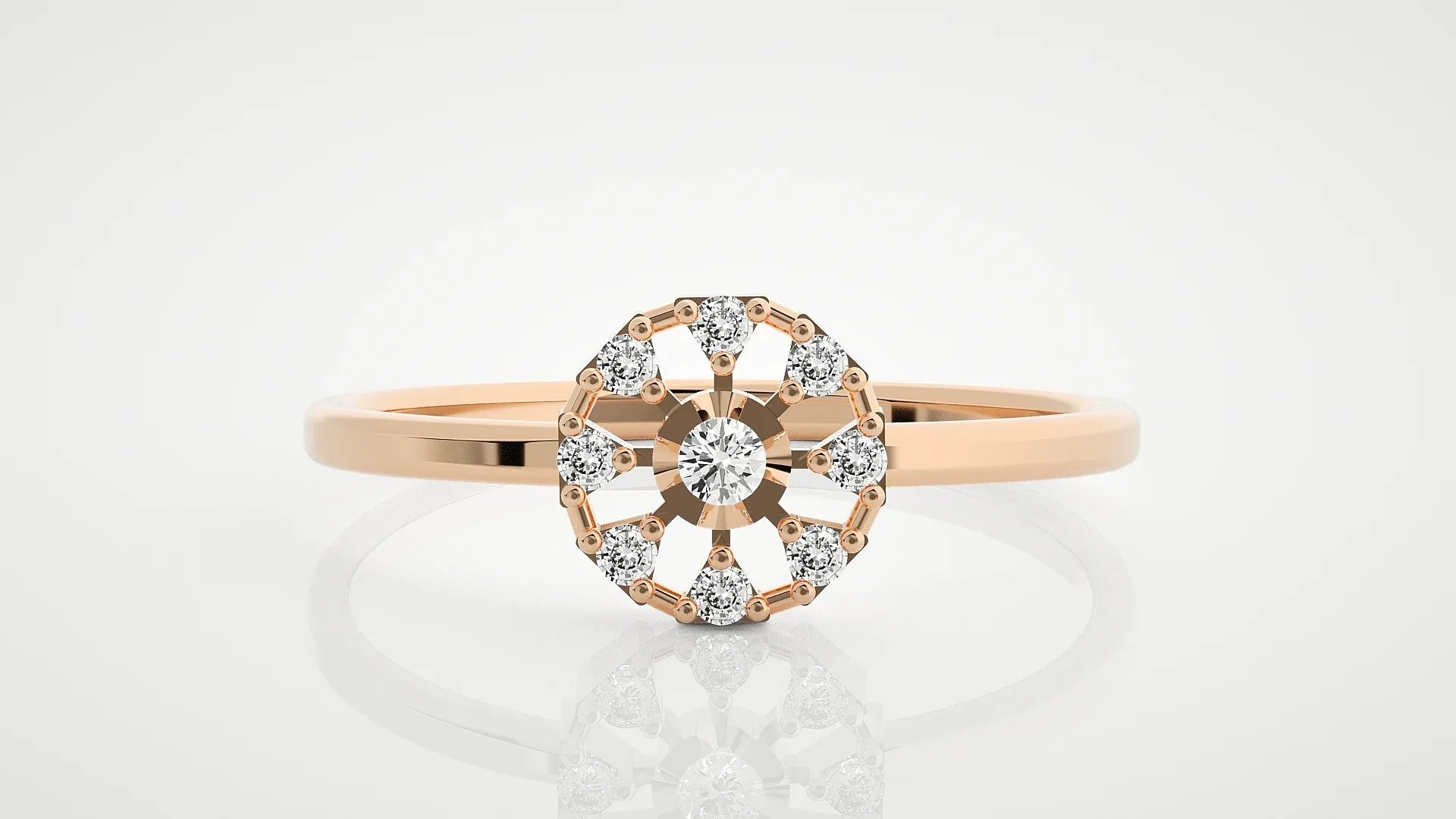 100 Light Weight Diamond Rings Pack