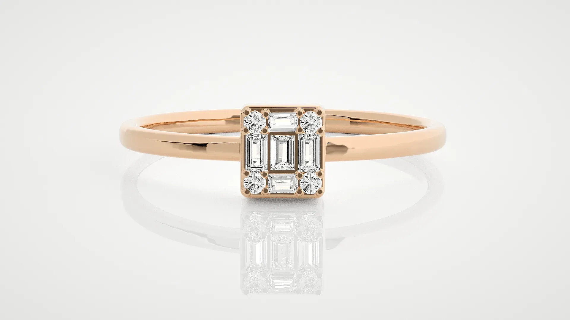100 Light Weight Diamond Rings Pack