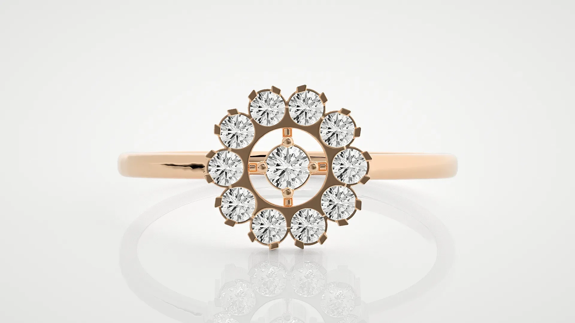 100 Light Weight Diamond Rings Pack