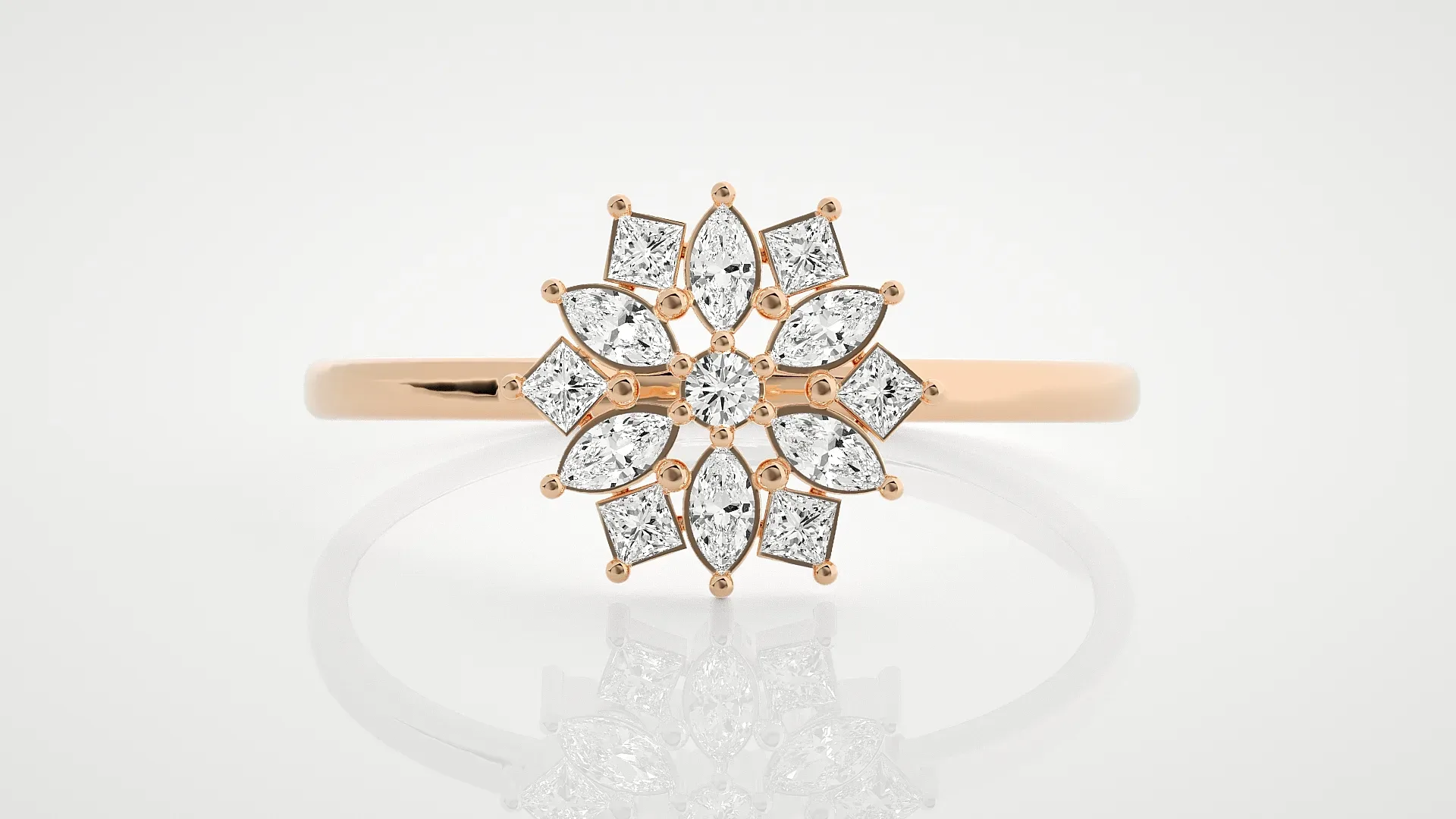 100 Light Weight Diamond Rings Pack