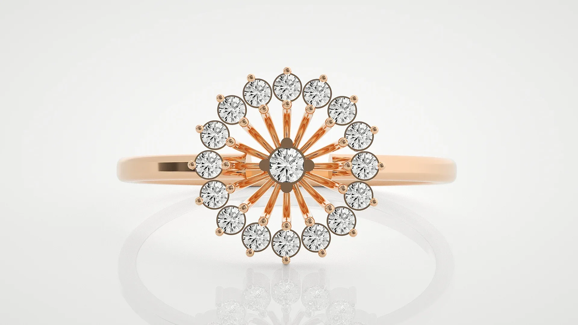 100 Light Weight Diamond Rings Pack