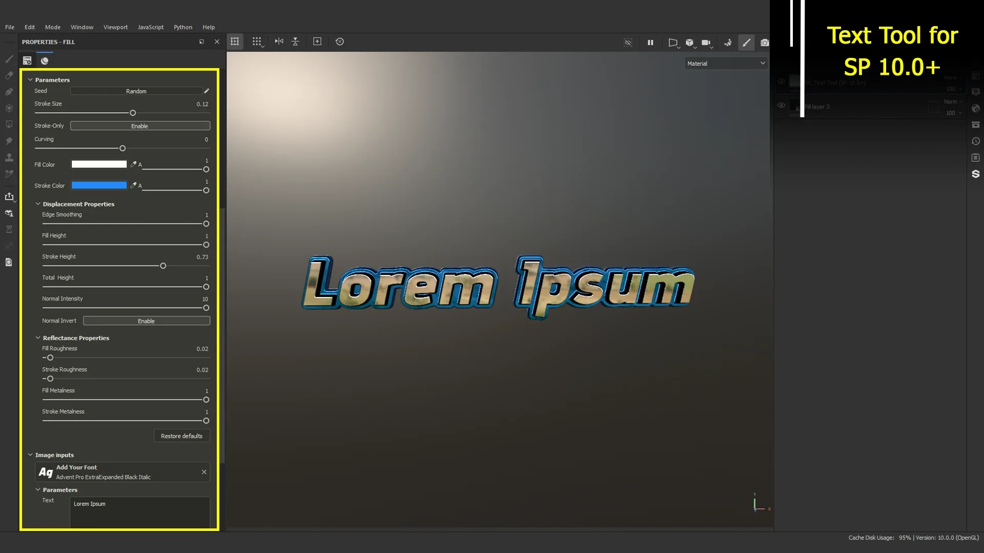 TEXT TOOL-Substance Painter