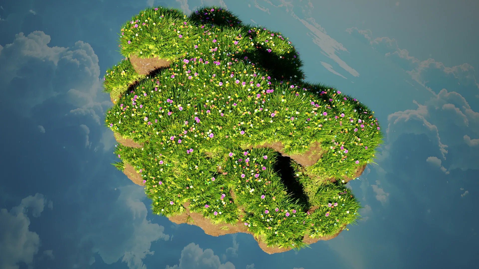 Blender Geometry Node Terrain Generator