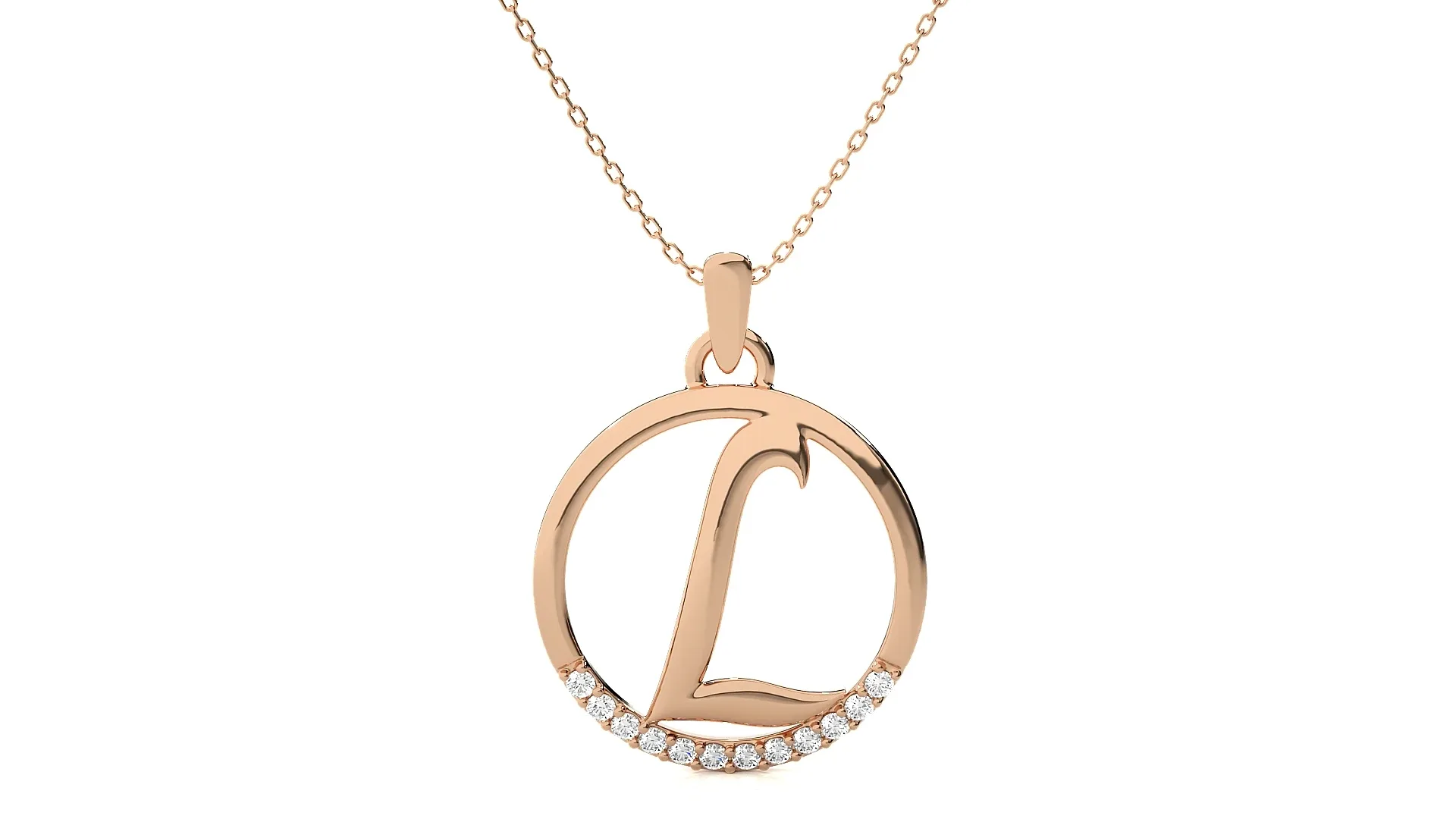 26 Alphabet Pendant Necklace