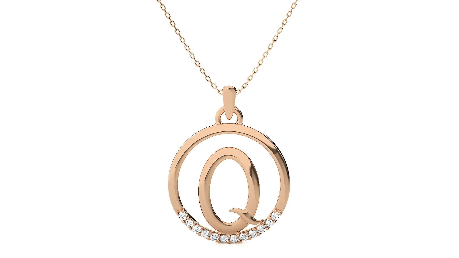 26 Alphabet Pendant Necklace