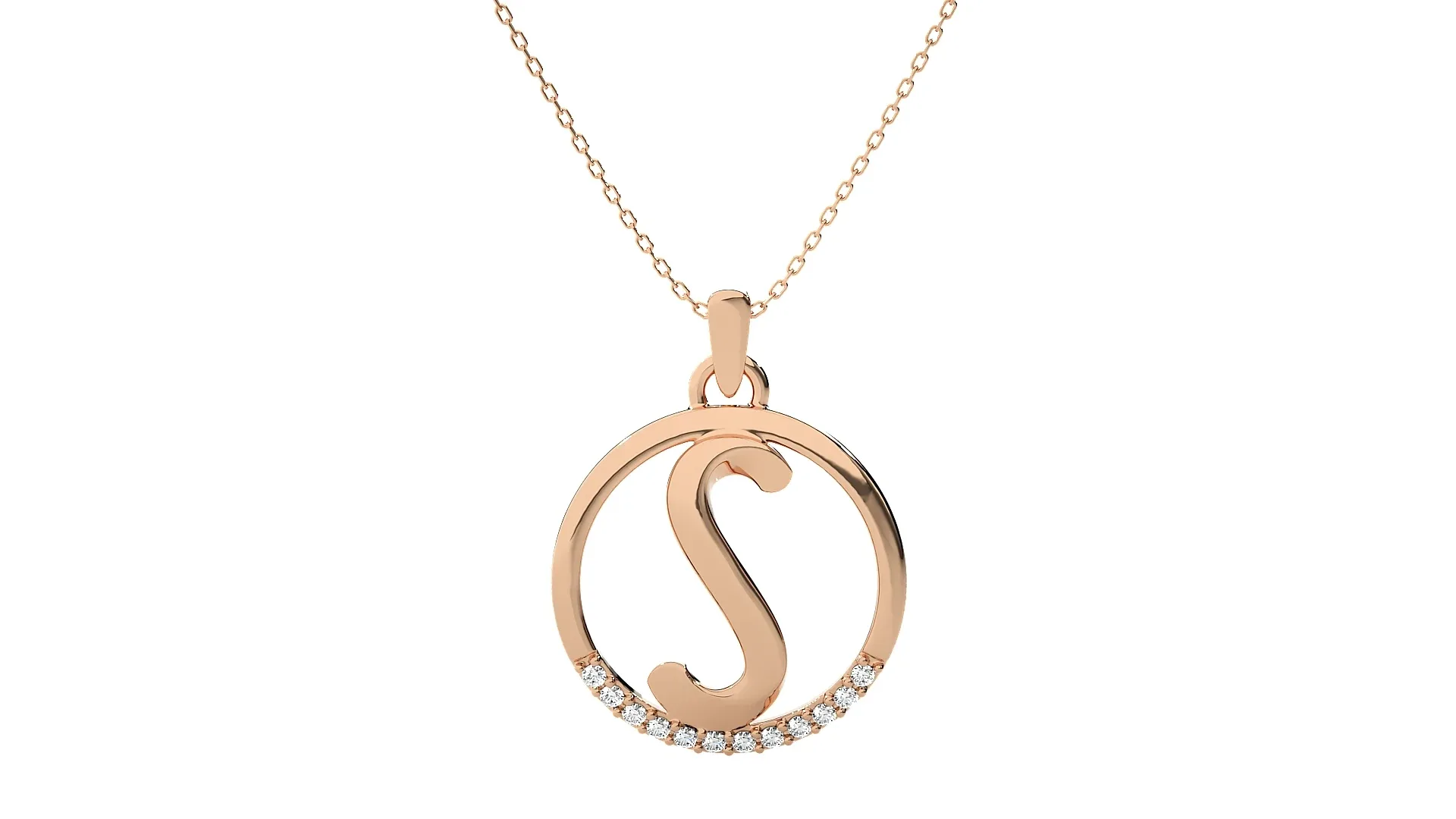 26 Alphabet Pendant Necklace