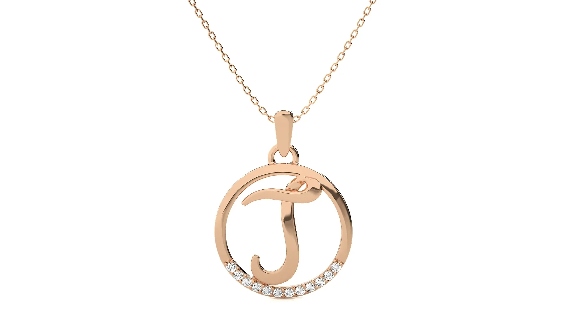 26 Alphabet Pendant Necklace