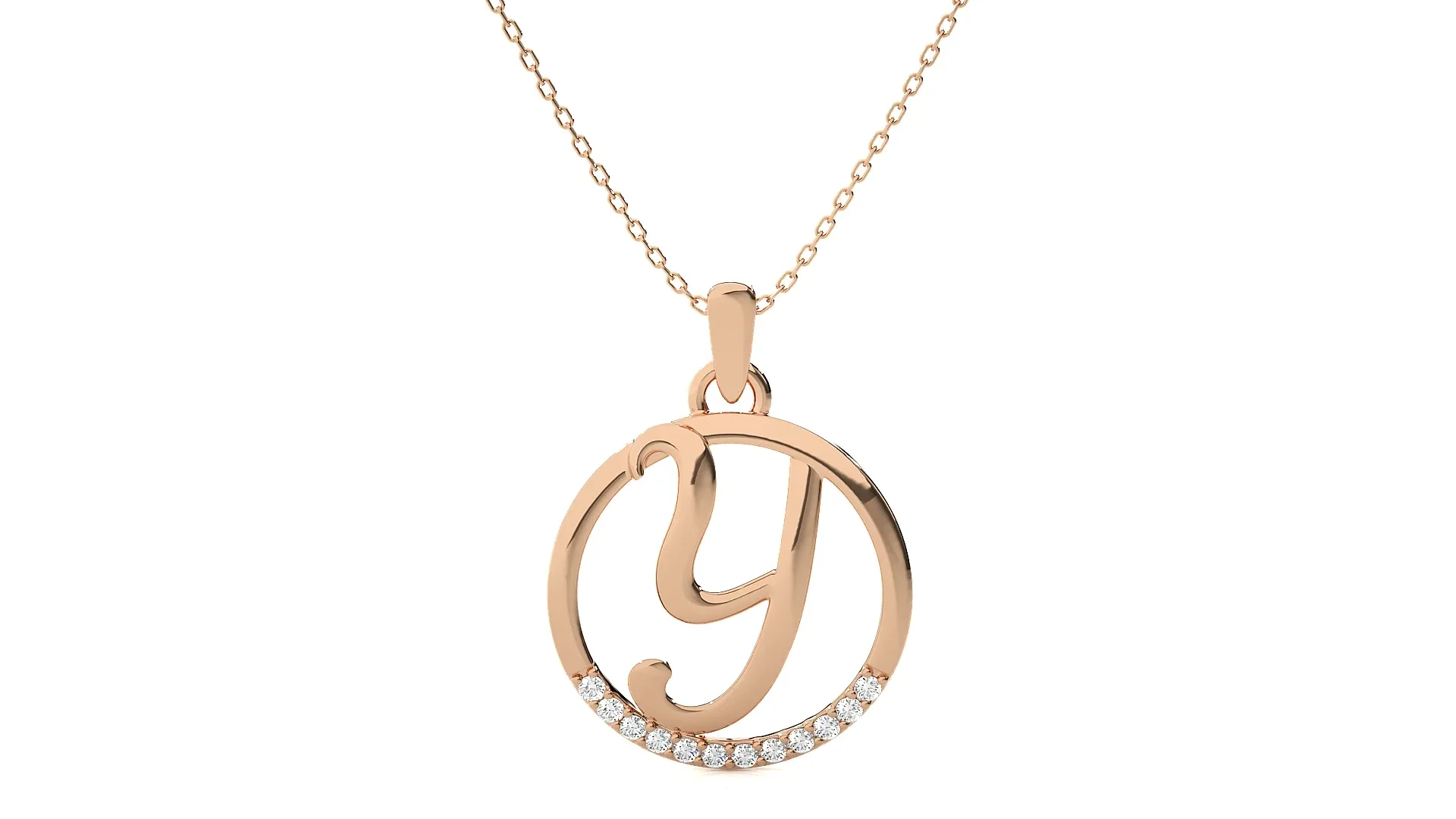 26 Alphabet Pendant Necklace